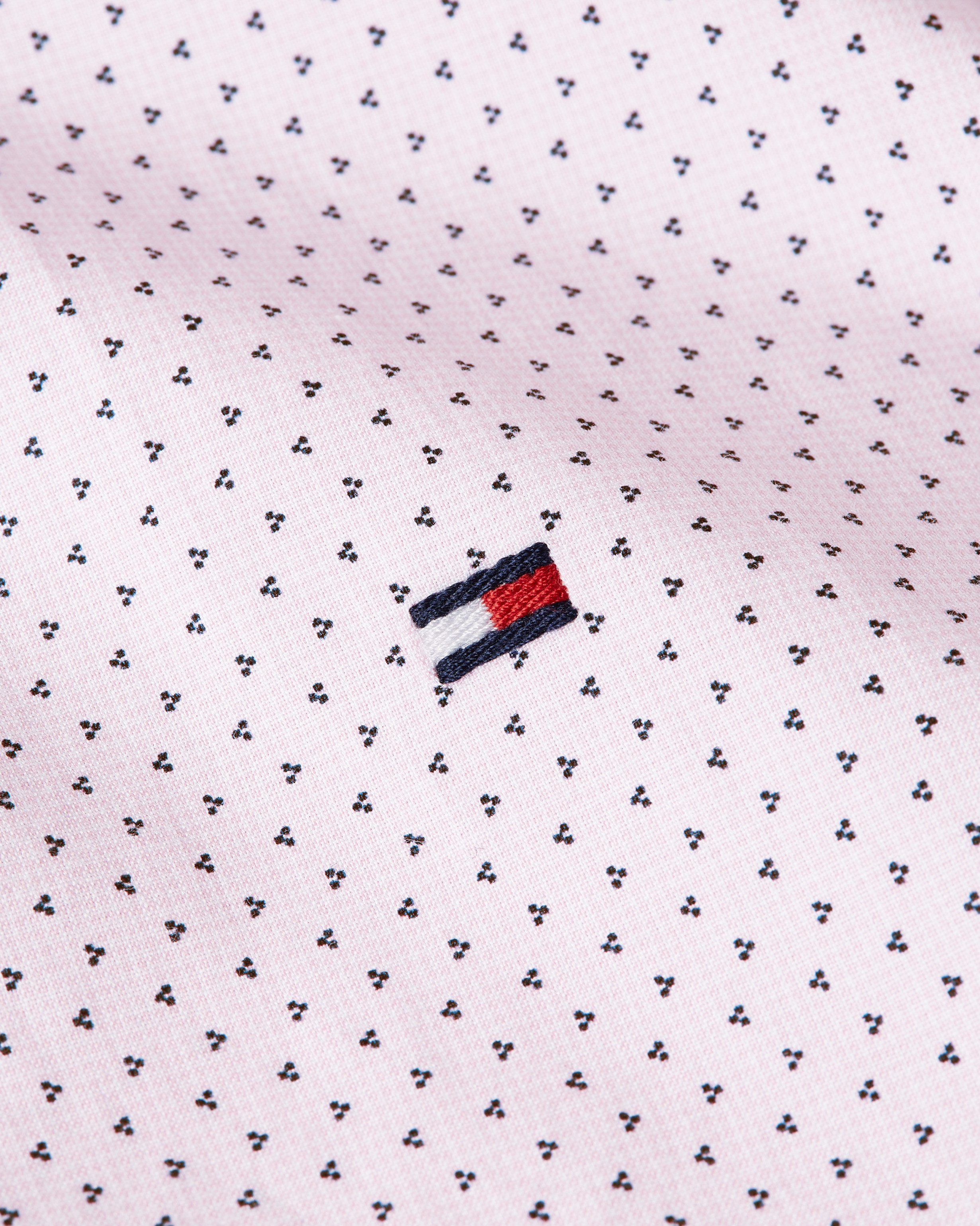 Tommy Hilfiger Overhemd met lange mouwen FLEX POPLIN MINI PRINT RF SHIRT