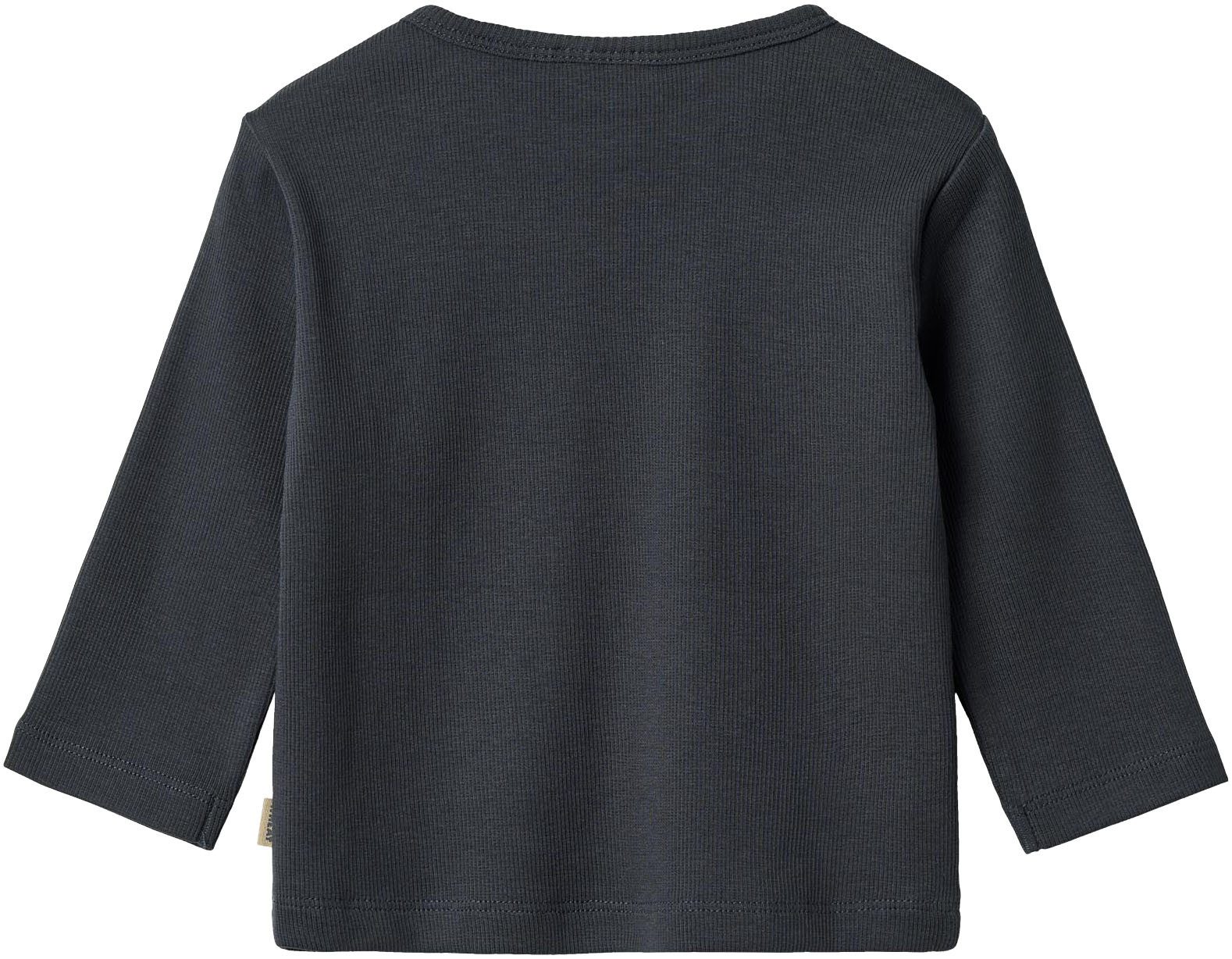 WHEAT Shirt met lange mouwen Rib T-Shirt L/S Milo