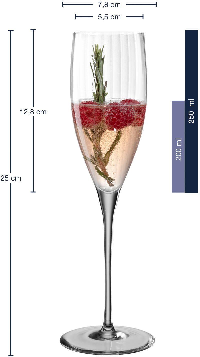 LEONARDO Champagneglas Poesia 250 ml(set, 6-delig)