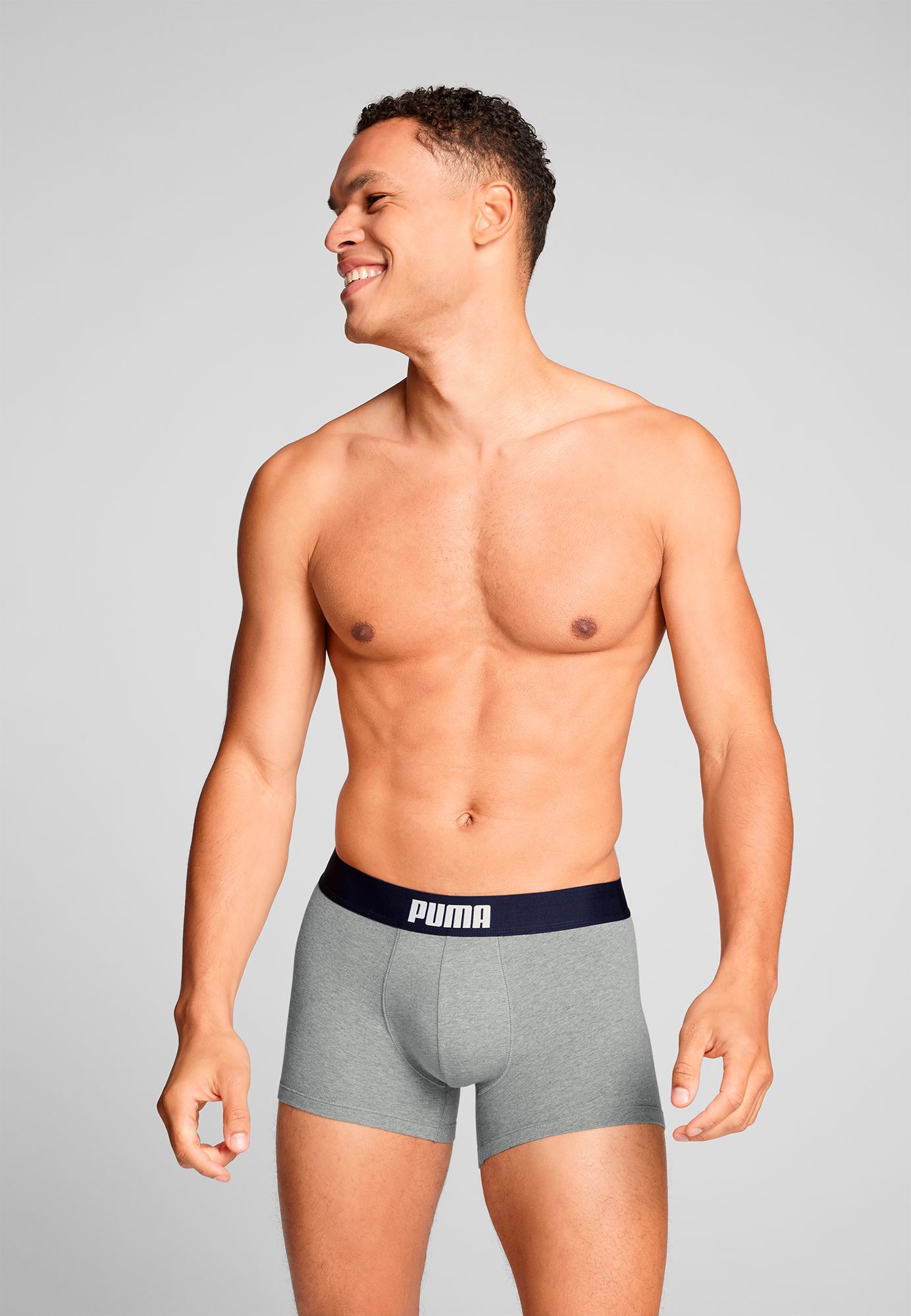 PUMA Boxershort PUMA MEN EVERYDAY PLACED LOGO BOXERS 2P (Set van 2)