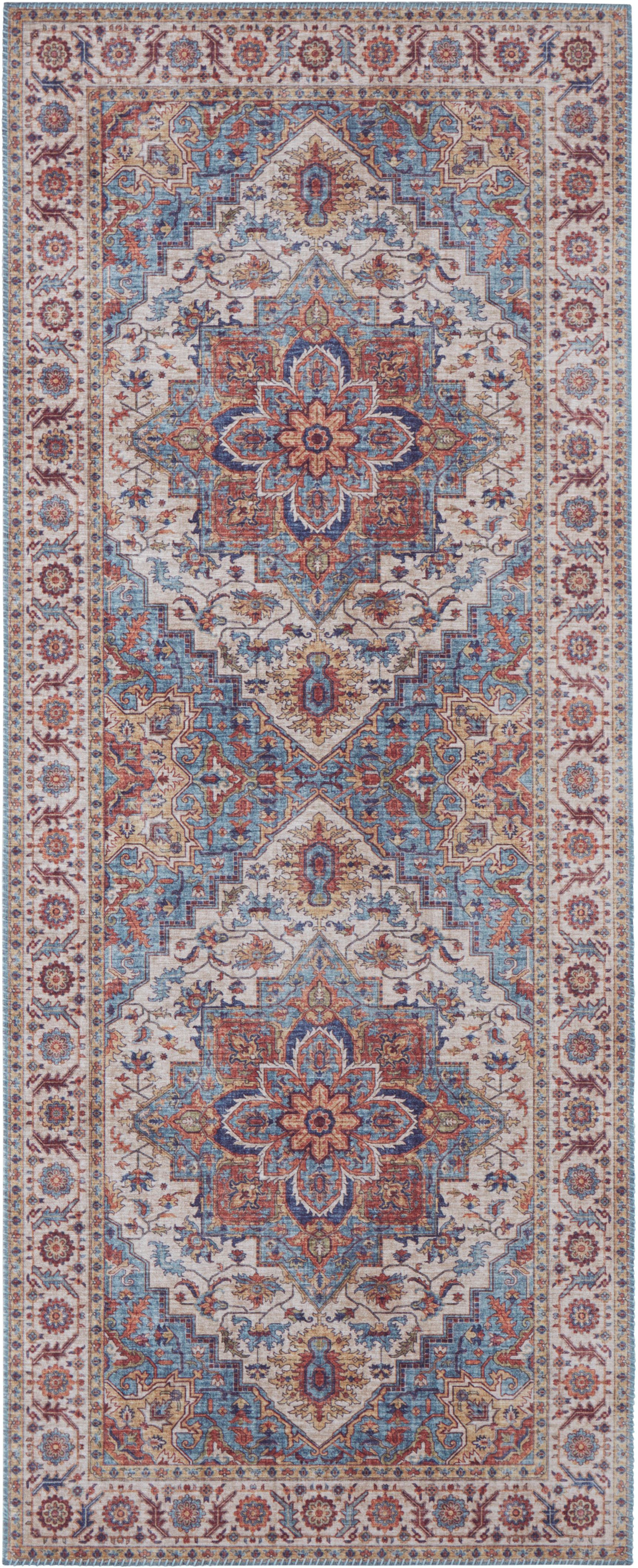 NOURISTAN Vloerkleed Anthea Oosters, loper, vintage, woonkamer, slaapkamer, eetkamer