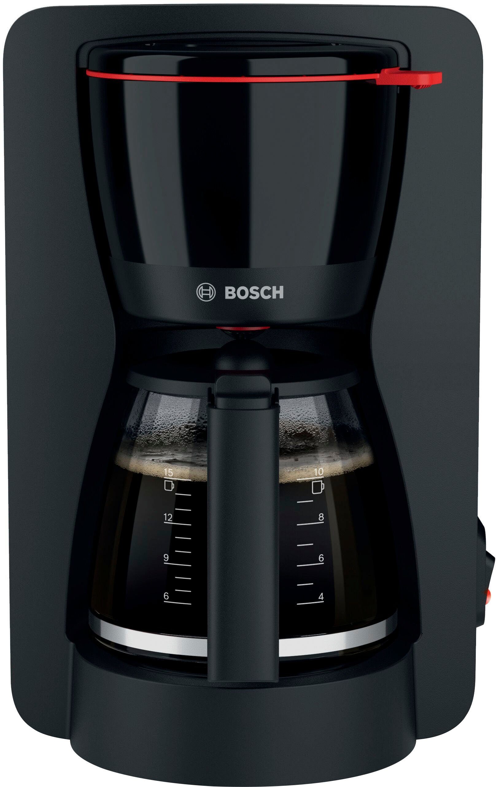 BOSCH Filterkoffieapparaat MyMoment TKA2M113, 1,25 l, voor 10-15 kopjes, glazen kan, 40 min. warmhoudfunctie, 1200 w