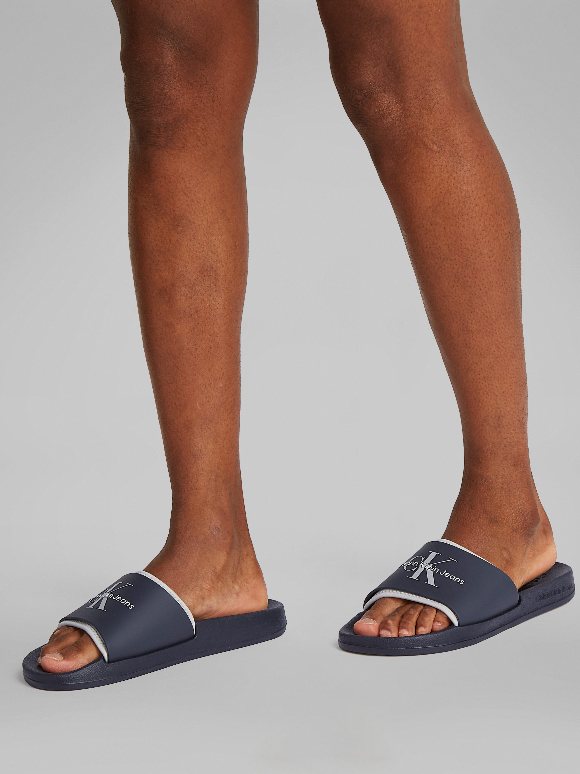 Calvin Klein Badslippers FERRIS 1R , zomerschoen, badschoen, slipper, voor strand en zwembad
