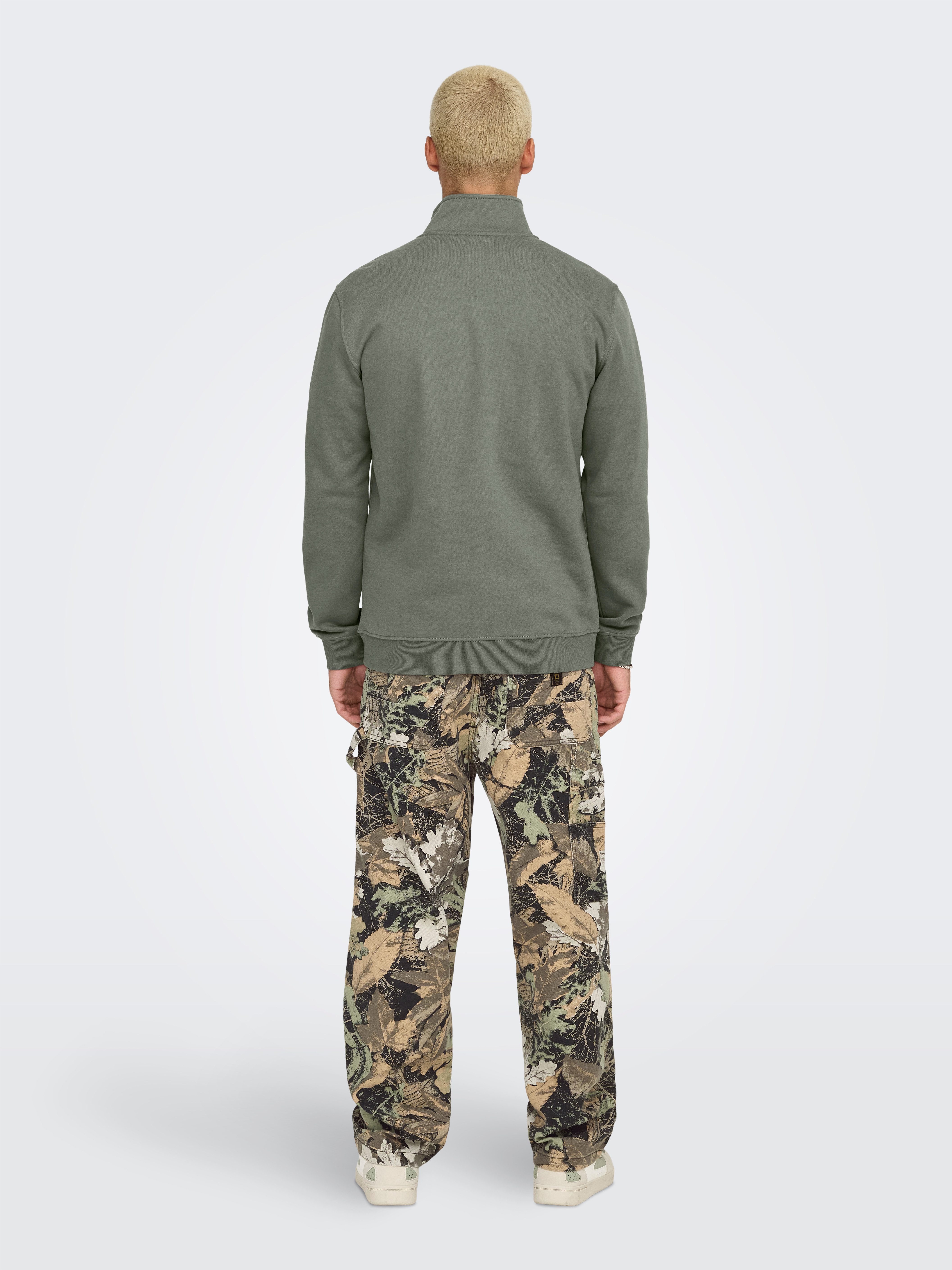 ONLY & SONS Sweatshirt ONSCURATED REG HALF ZIP SWEAT