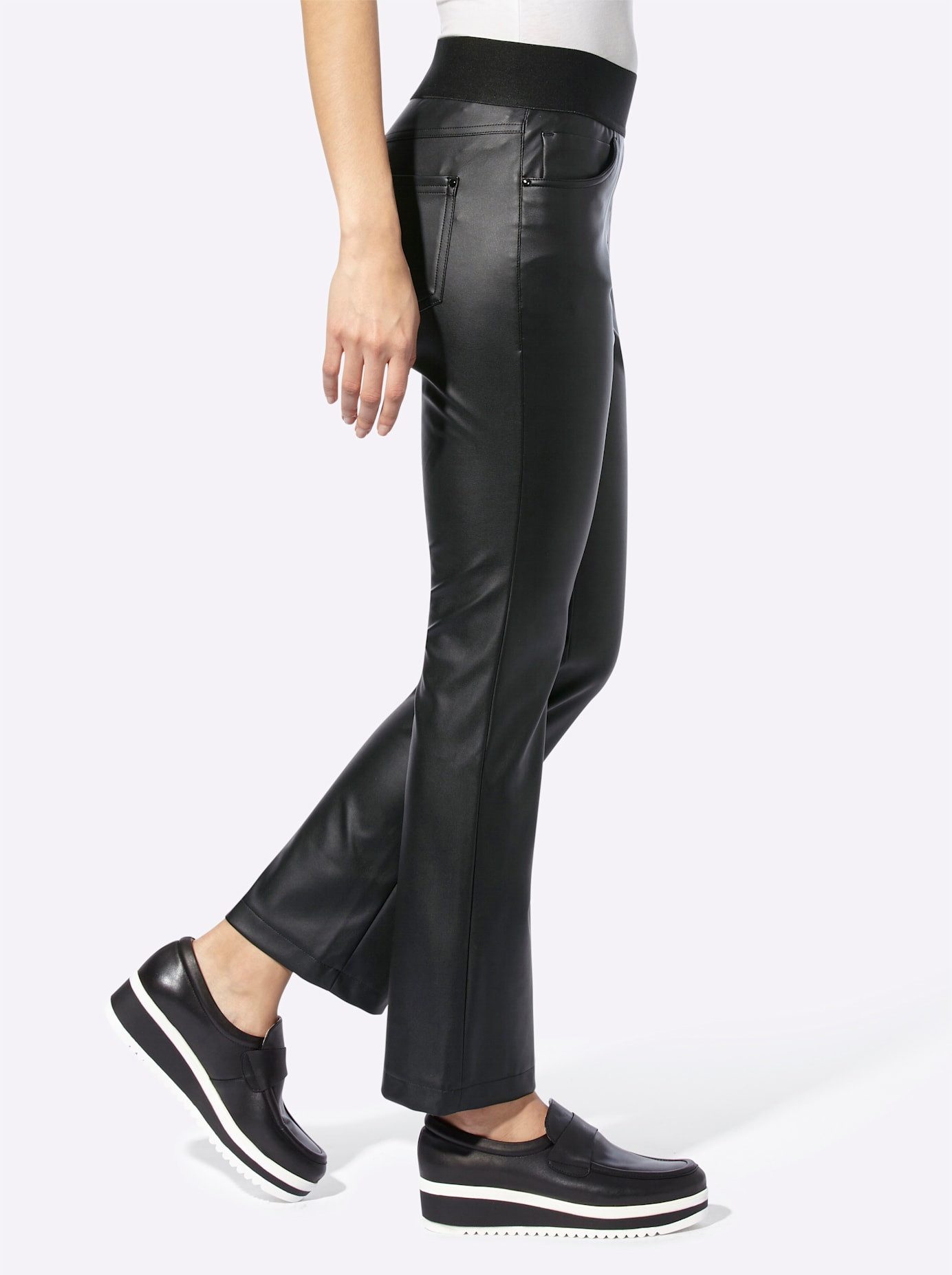 heine Imitatieleren broek