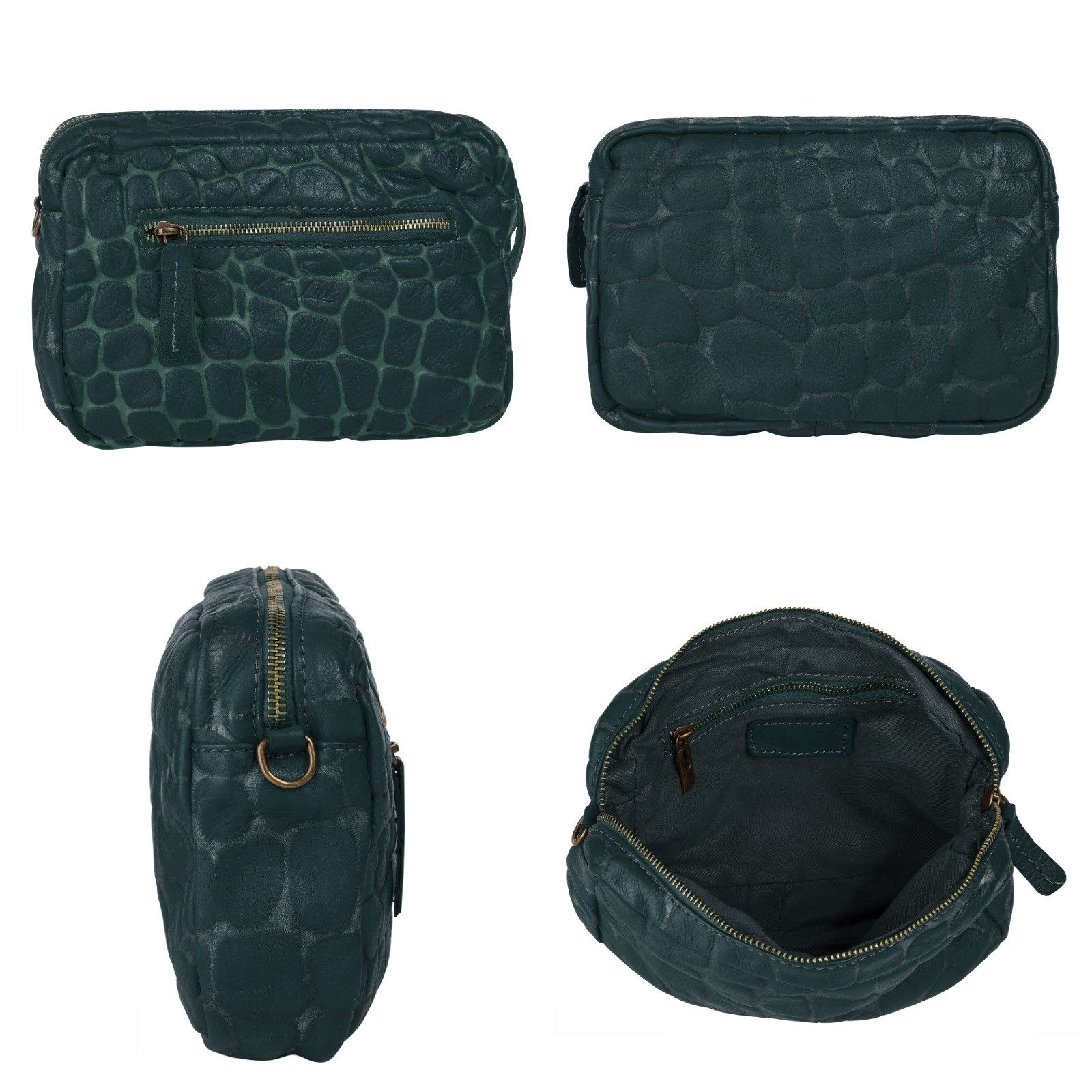 Samantha Look Schoudertas echt leer, made in italy