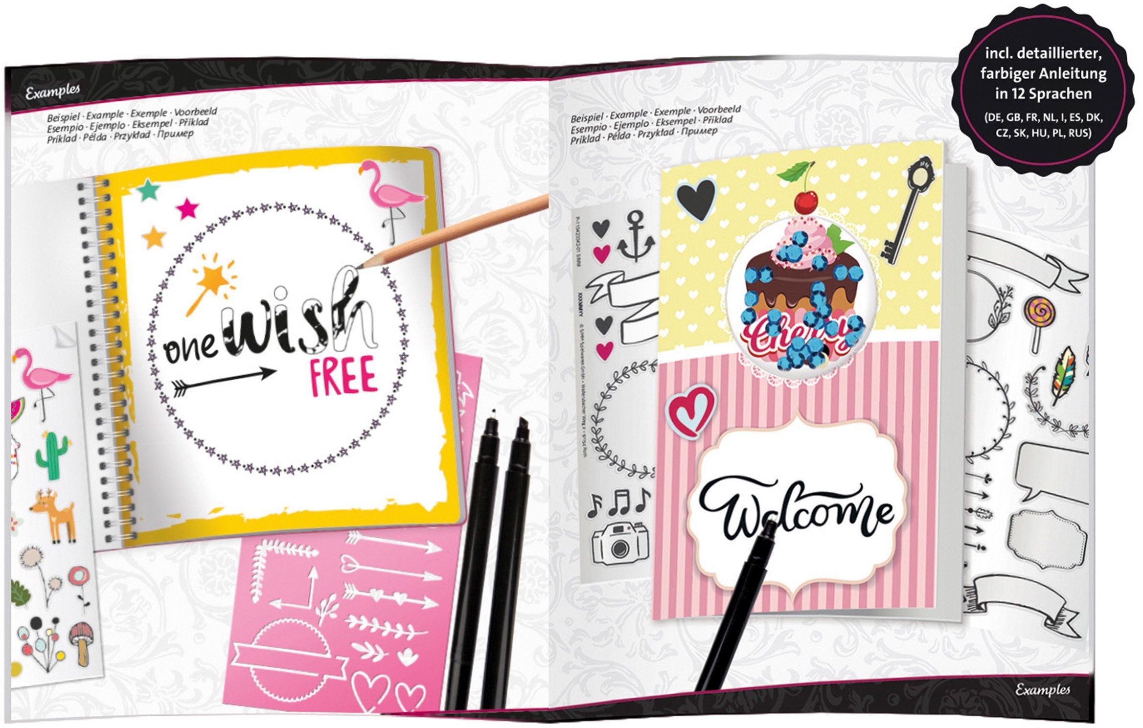 Lena® Knutselset Handlettering set, groot
