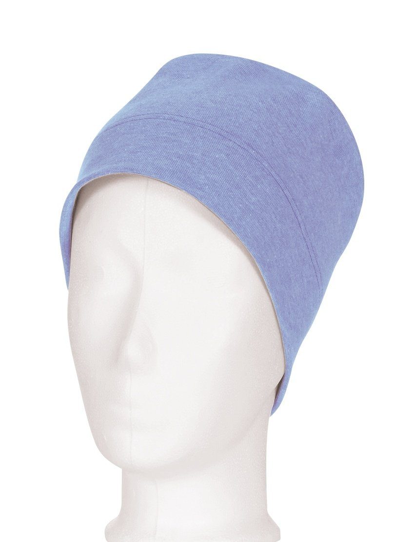 Trigema Gebreide muts TRIGEMA Soft-Cap (1 stuk) unisex mutsen paars
