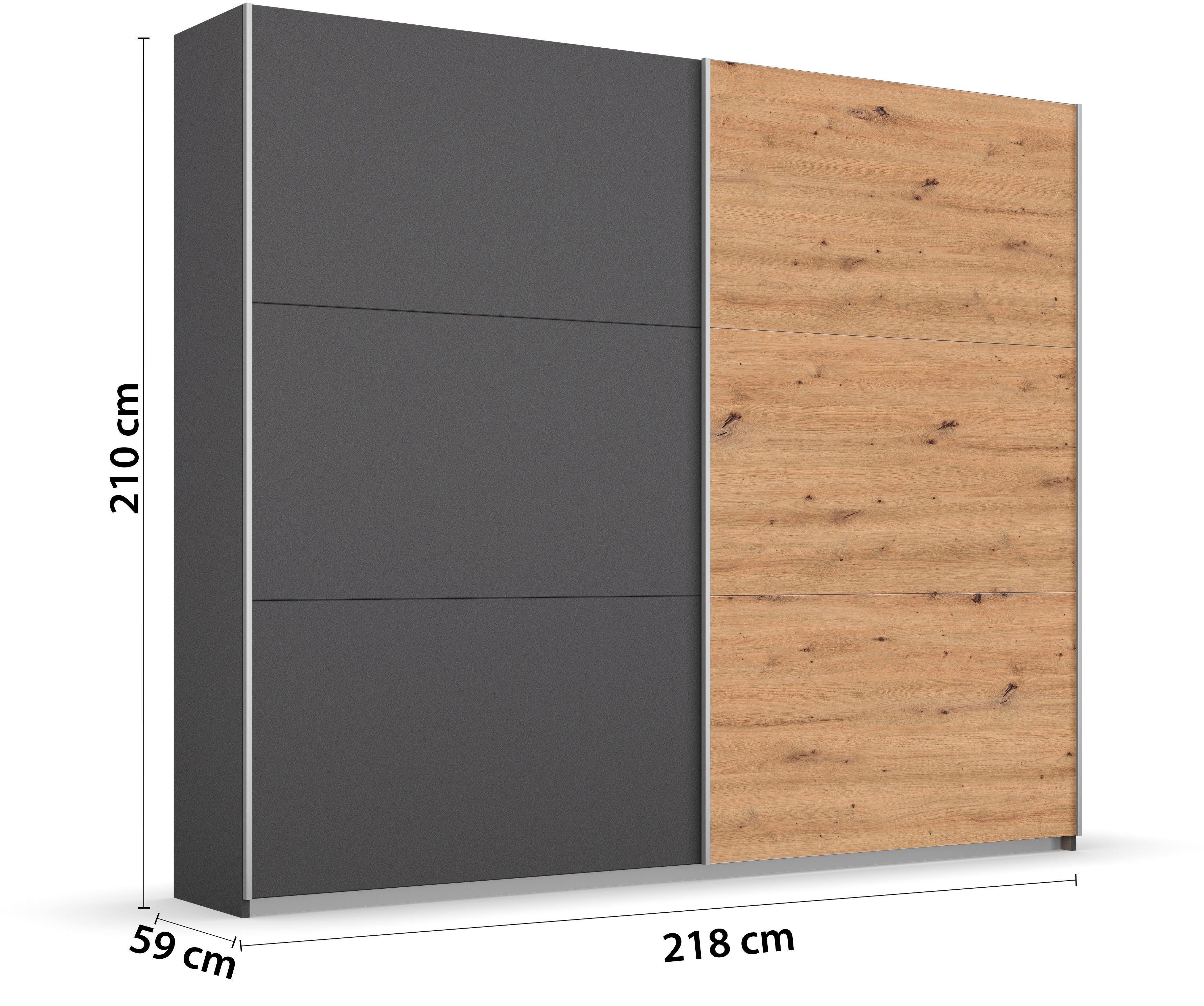 rauch Zweefdeurkast AURELIO kledingkast garderobe TOPSELLER OTTO´s CHOICE 3 verschillende uitrustingsvarianten handgrepen van metaal made in germany