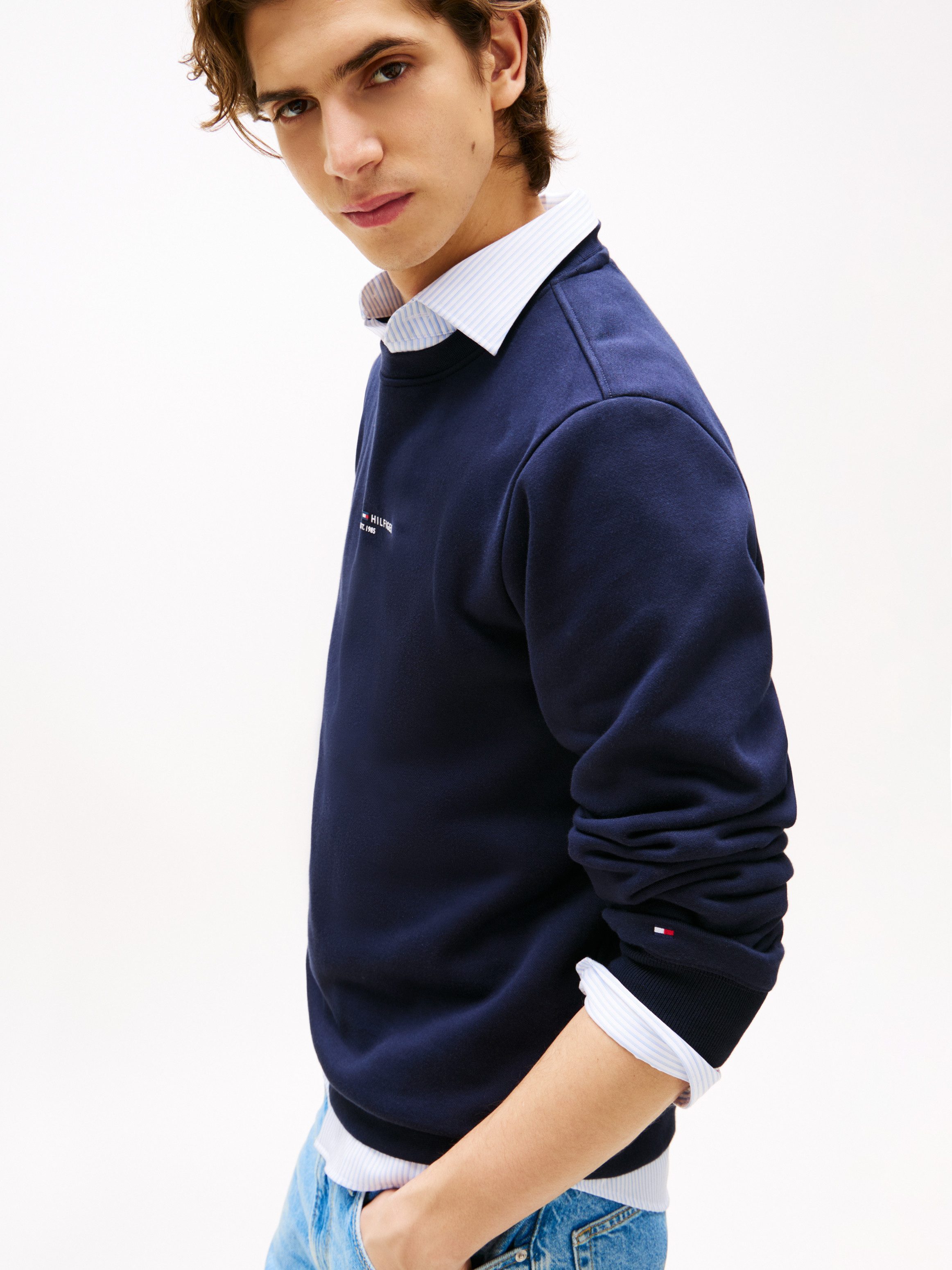 Tommy Hilfiger Sweatshirt SMALL TOMMY LOGO CREWNECK