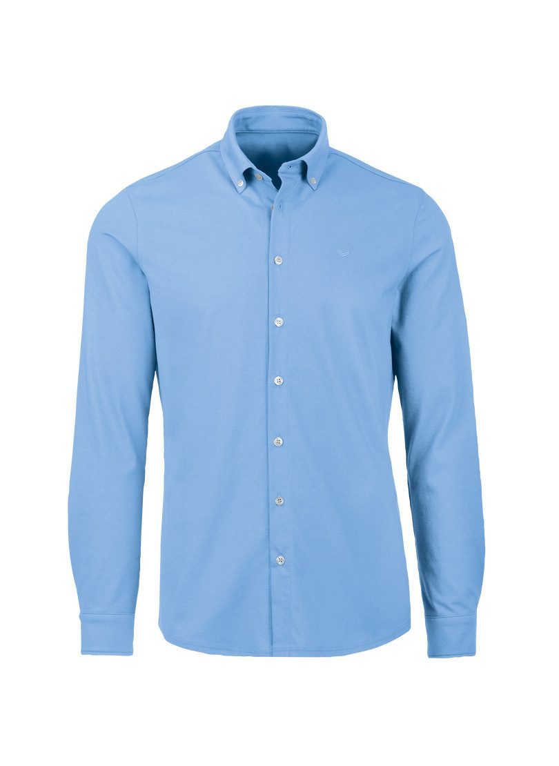 Trigema Poloshirt TRIGEMA business overhemd van DELUXE single jersey (1-delig)