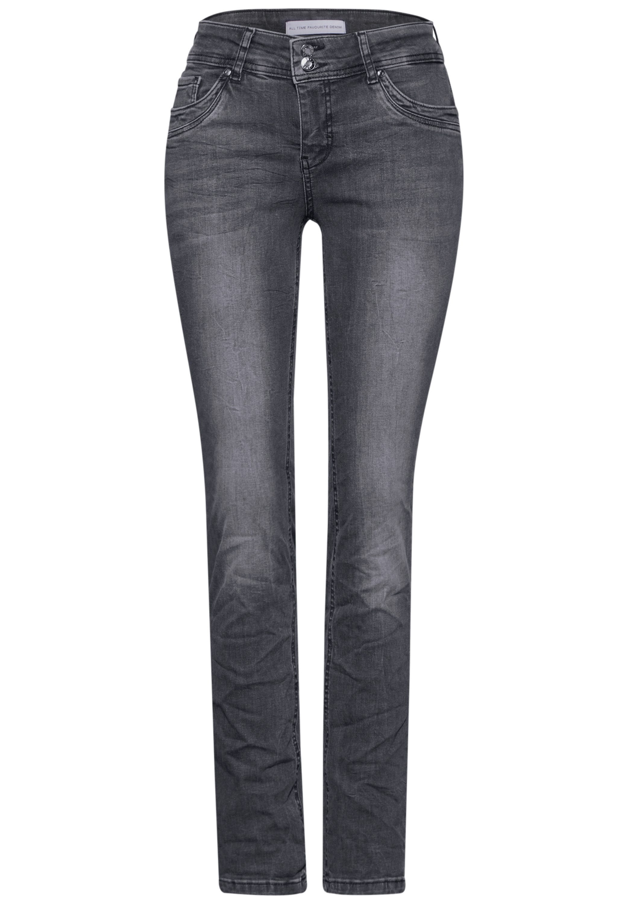 STREET ONE Regular fit jeans Style Jane in five-pocketsstijl