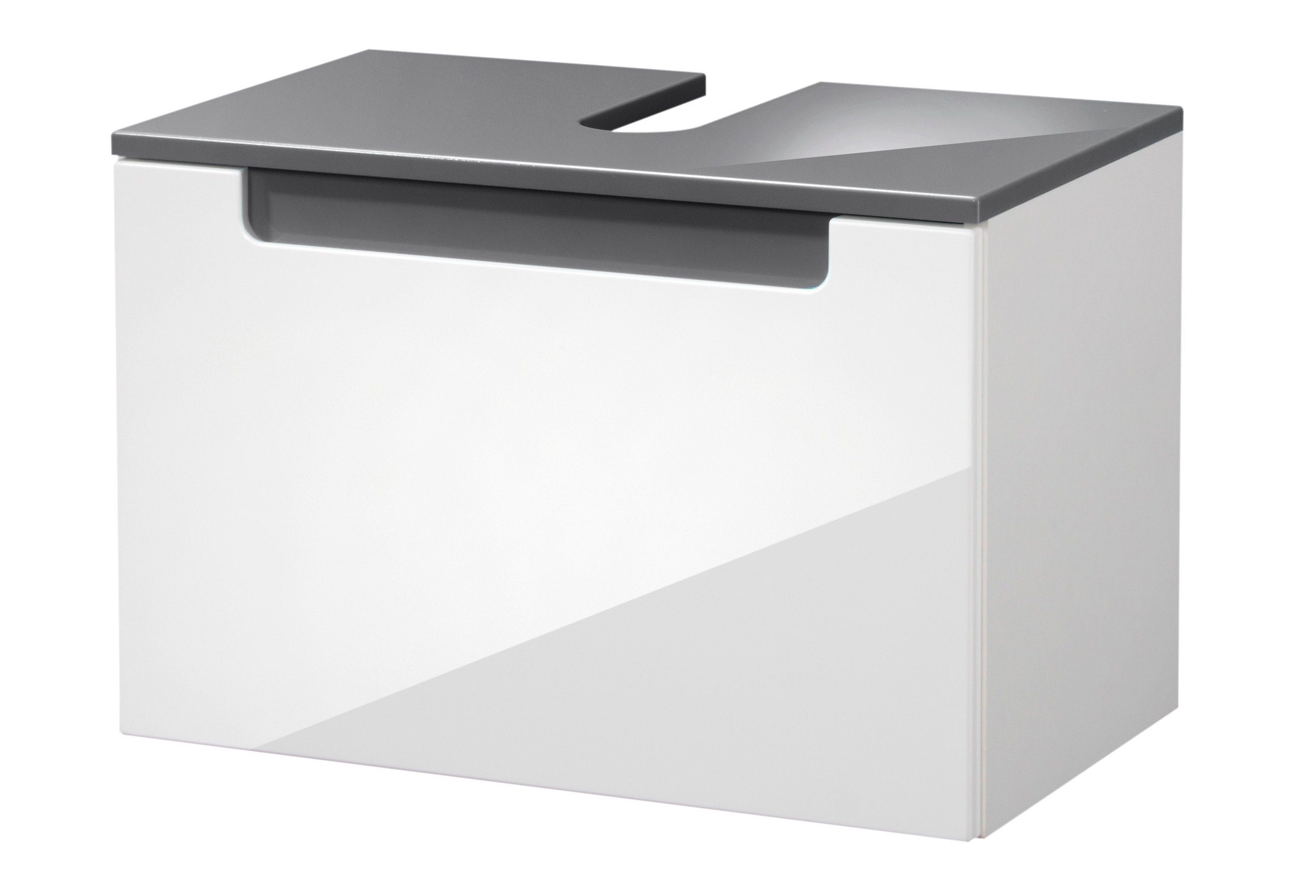 welltime Wastafelonderkast Siena Badkamermeubel, breedte 60 cm onderkasten grijs