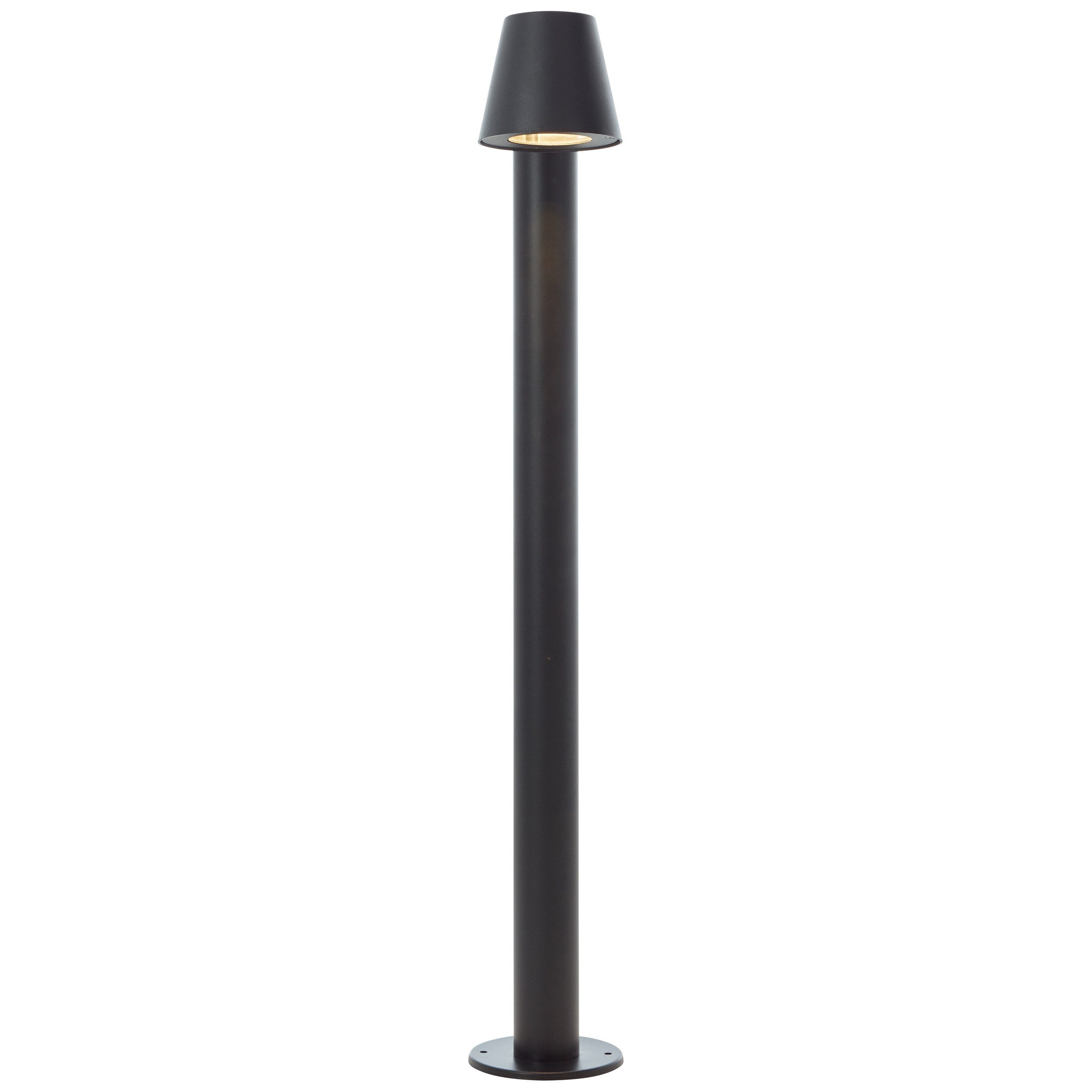 Brilliant Leuchten Staande lamp voor buiten Bari Buitenstaande lamp, 80 cm, GU10, IP44, metaal/kunststof, zwart (1 stuk)