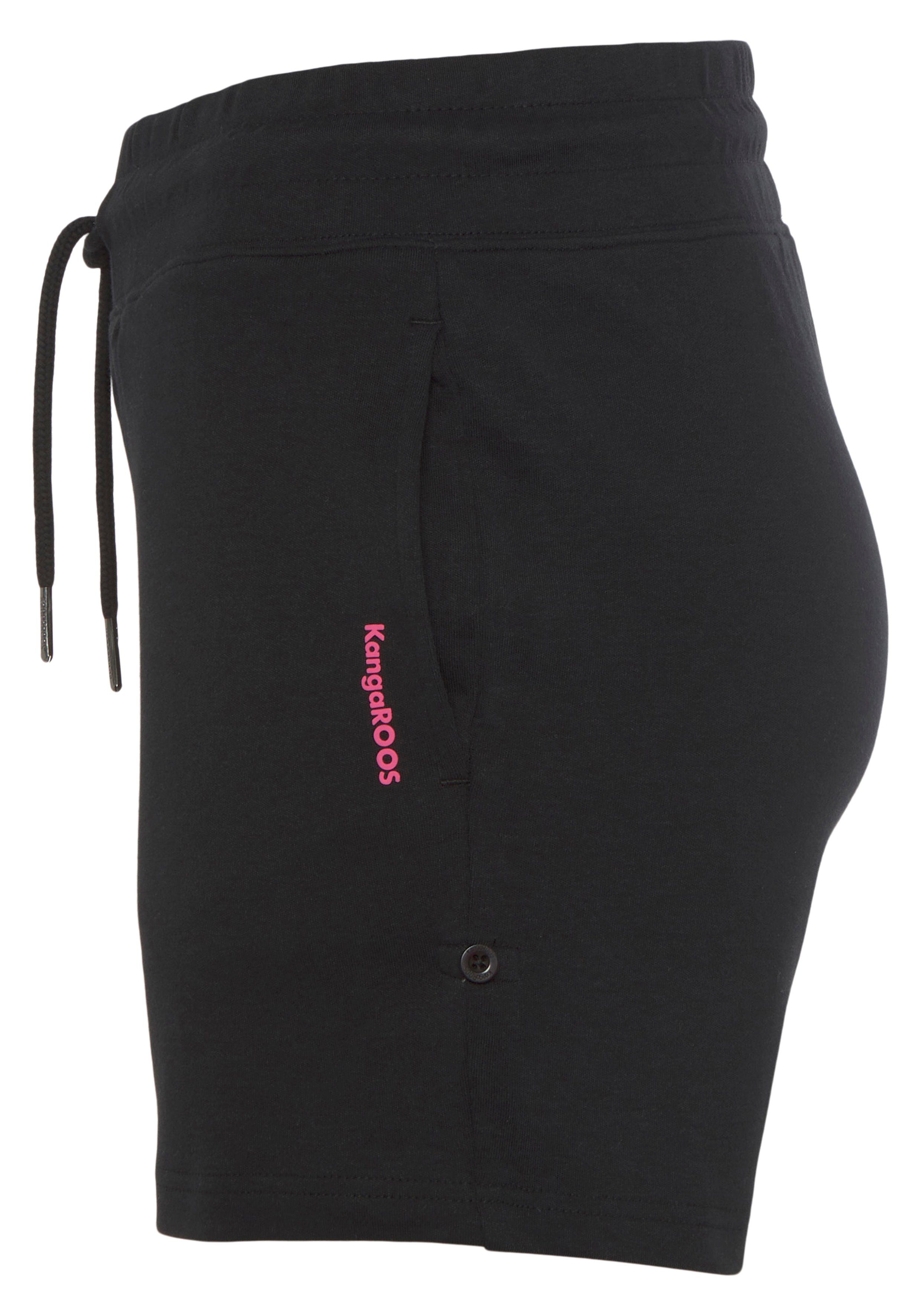 KangaROOS Sweatshort voor het oprollen met sluiting en knop