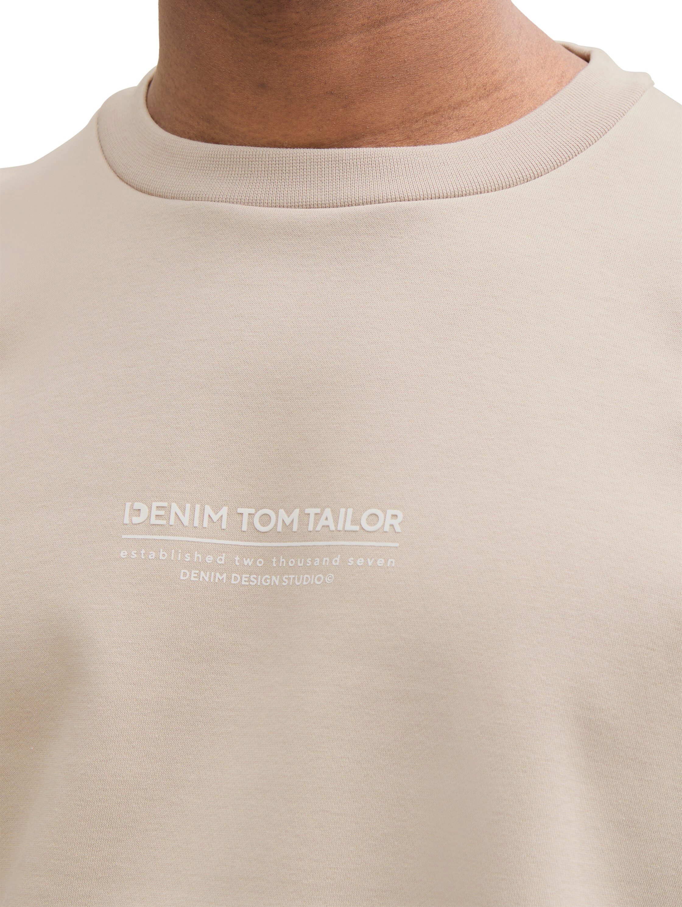 Tom Tailor Denim Sweatshirt met logoprint