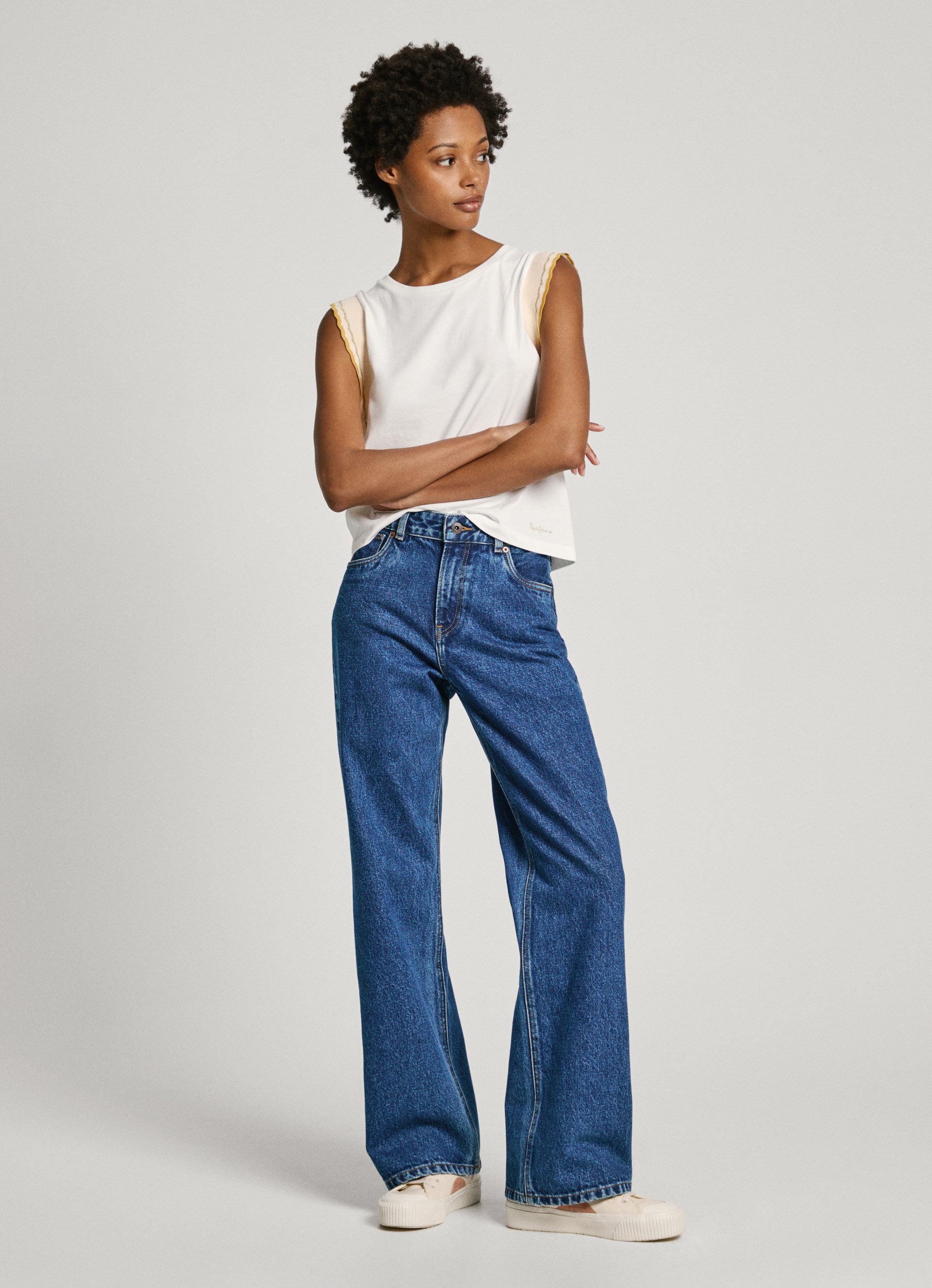 Pepe Jeans Loose fit jeans LOOSE ST JEANS HW met rechte, brede pijp