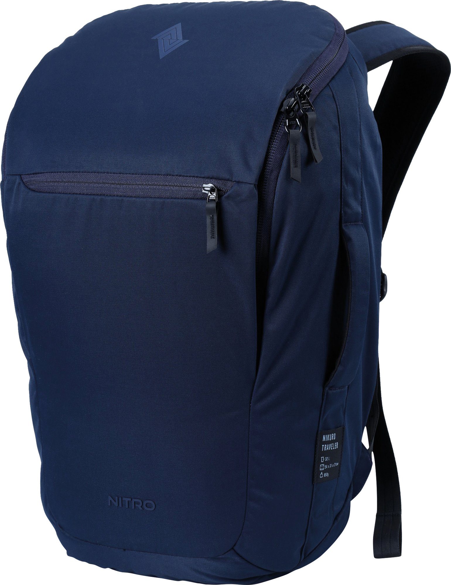 NITRO Vrijetijdsrugzak Nikuro Traveller Reistas, travel bag, dagelijkse rugzak, daypack unisex rugzakken blauw