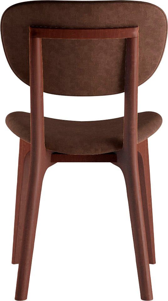 INOSIGN Stoel COZY Made in Italy Frame in beuken, kersen- of notenhout, massief hout, designstoel (set, 2 stuks)