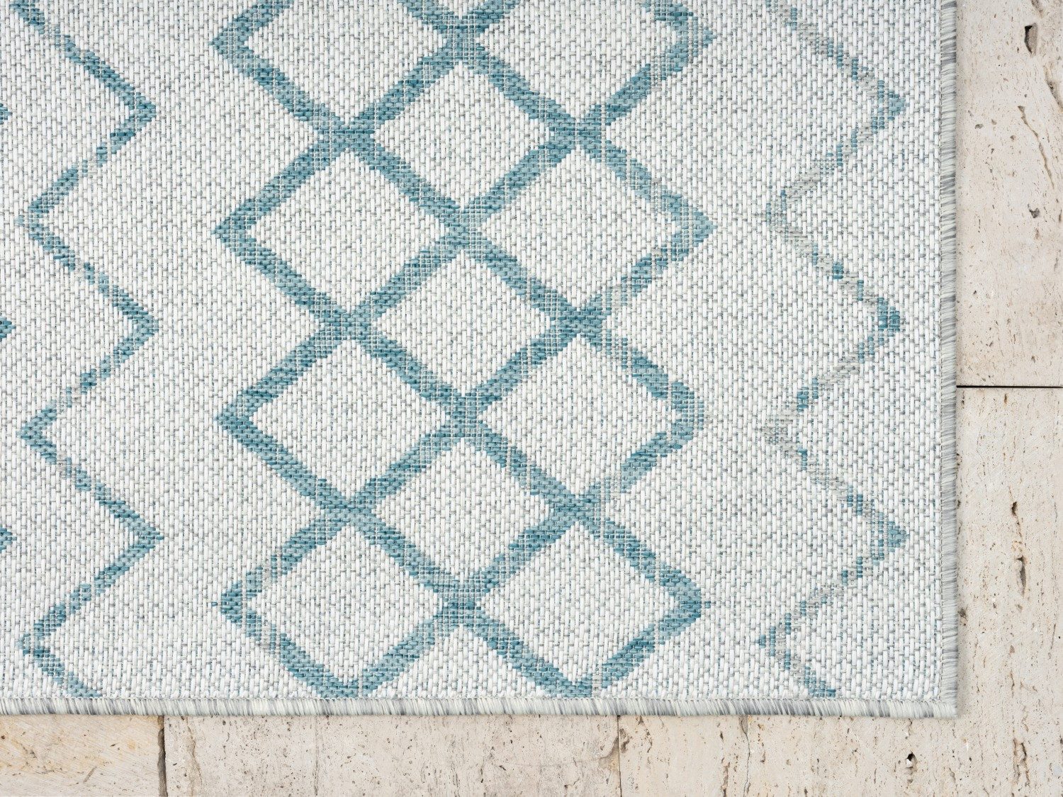 Myflair Möbel & Accessoires Vloerkleed Nebula voorraadopruiming modern ontwerp, ruiten, geschikt voor buiten, balkon, terras