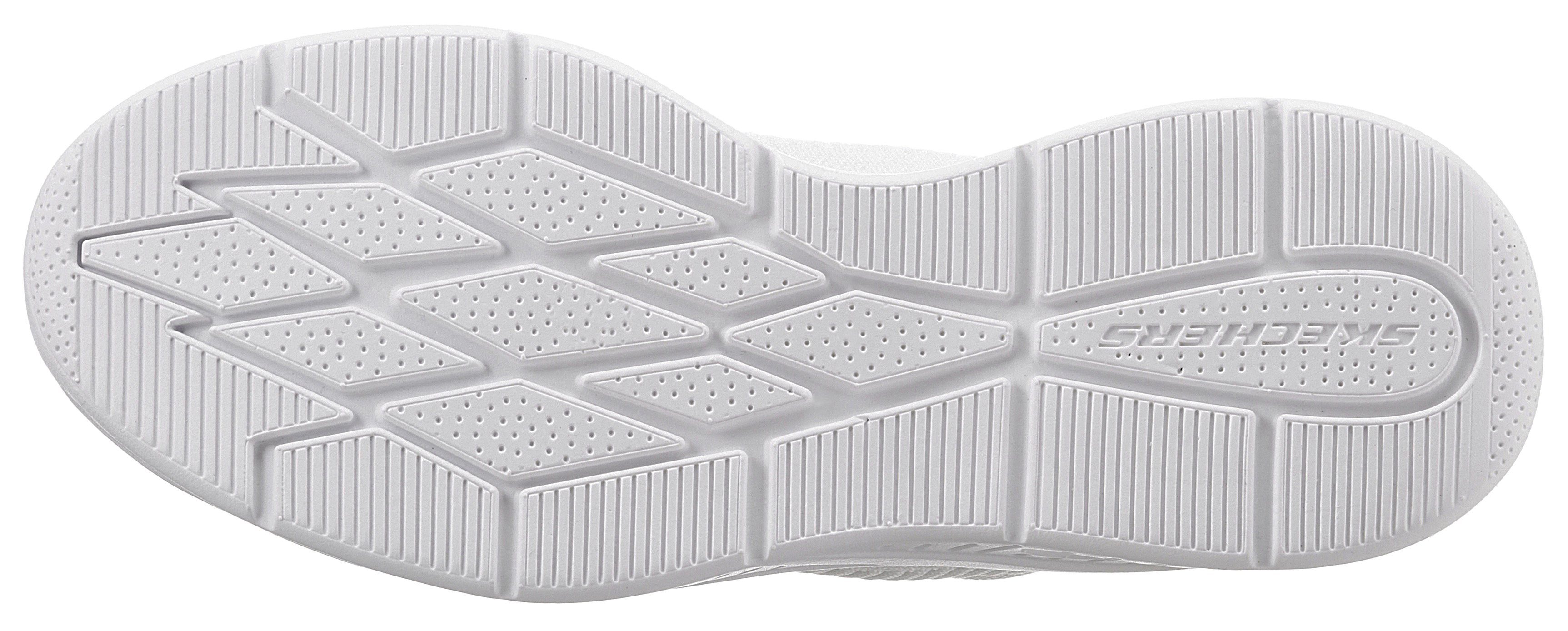 Skechers Sneakers BOBS SQUAD CHAOS AIR met gepolsterde schaprand, vrijetijdsschoen, lage schoen, veterschoen