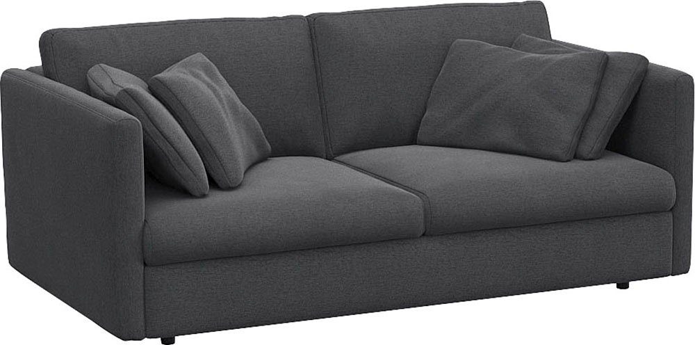 FLEXLUX 2,5-zitsbank Lovane Zacht en zeer comfortabel, grote zitdiepte op koudschuim, inclusief sierkussen