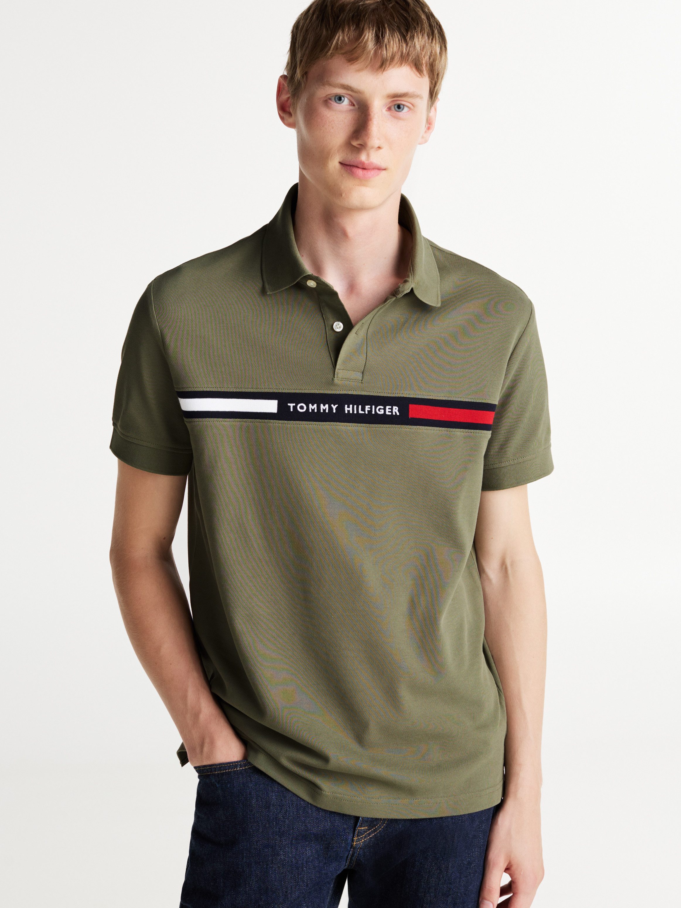 Tommy Hilfiger Poloshirt HILFIGER CHEST INSERT REG POLO