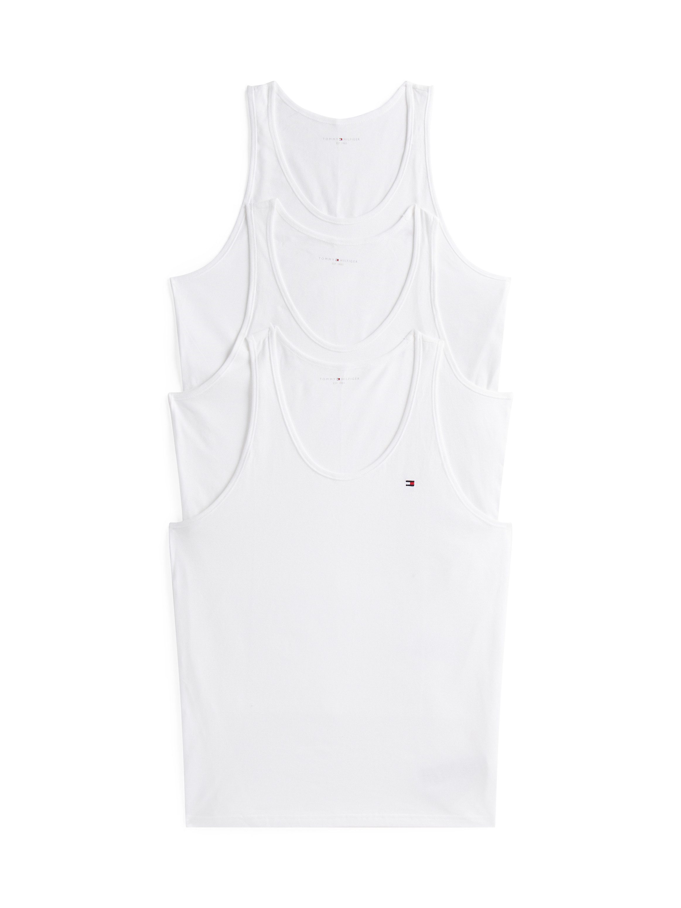 Tommy Hilfiger Underwear Tanktop 3P TANK TOP met logoborduursel (3-delig, Set van 3)