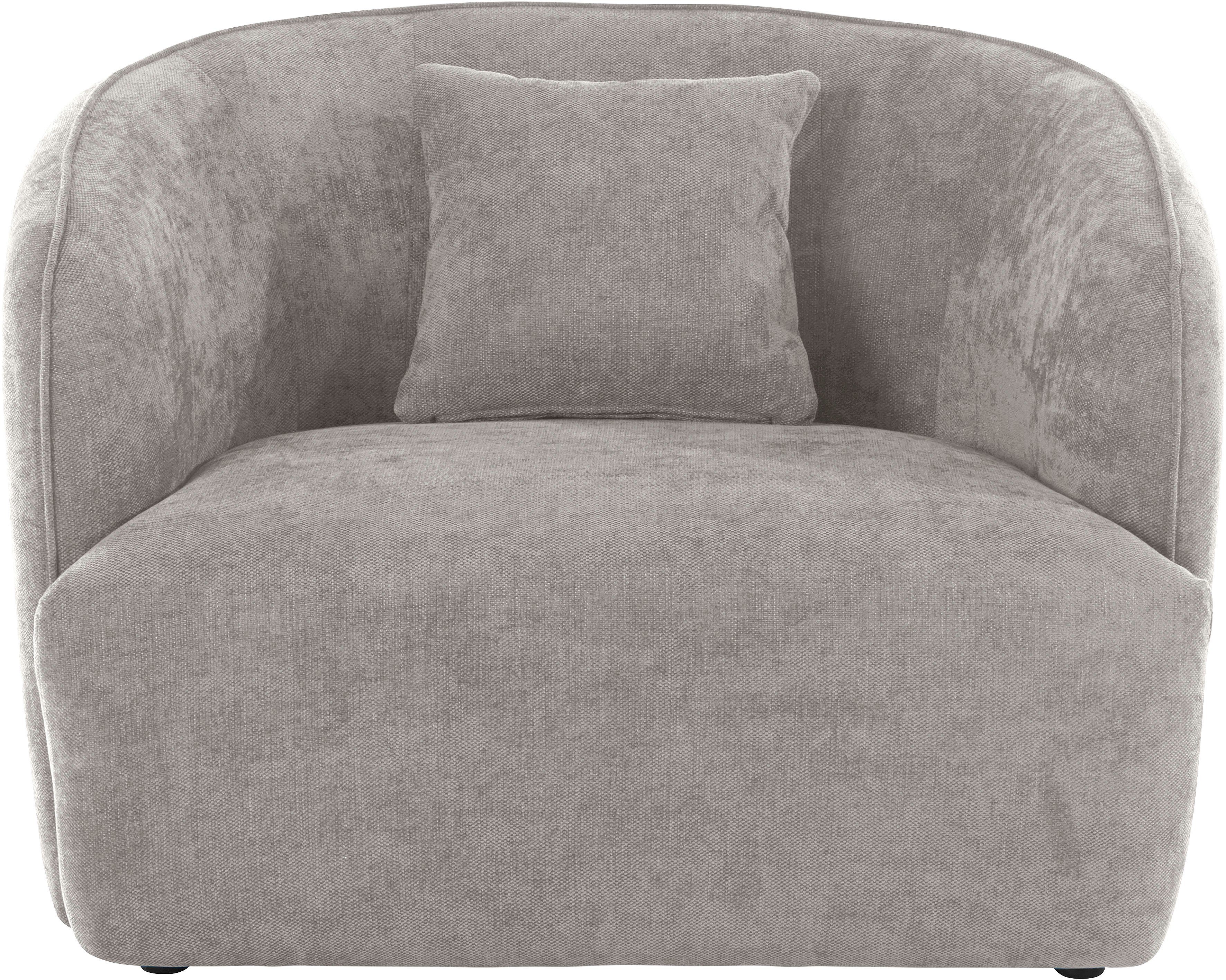 andas Fauteuil Kreukelzone ook met bouclé-bekleding