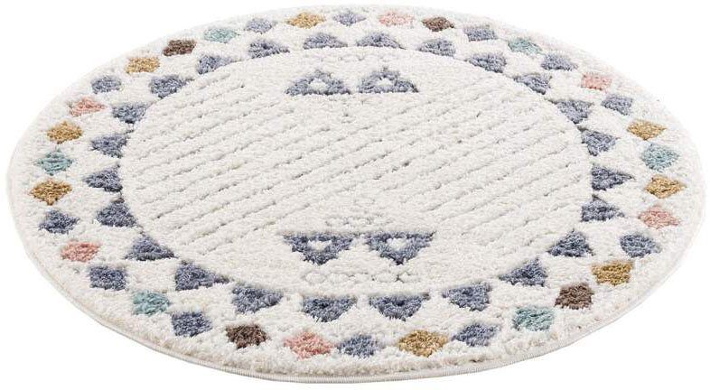 Carpet City Hoogpolig vloerkleed Focus 3034 Boho-tapijt, hoog-laag patroon / 3D-effect, voor woonkamer, slaapkamer