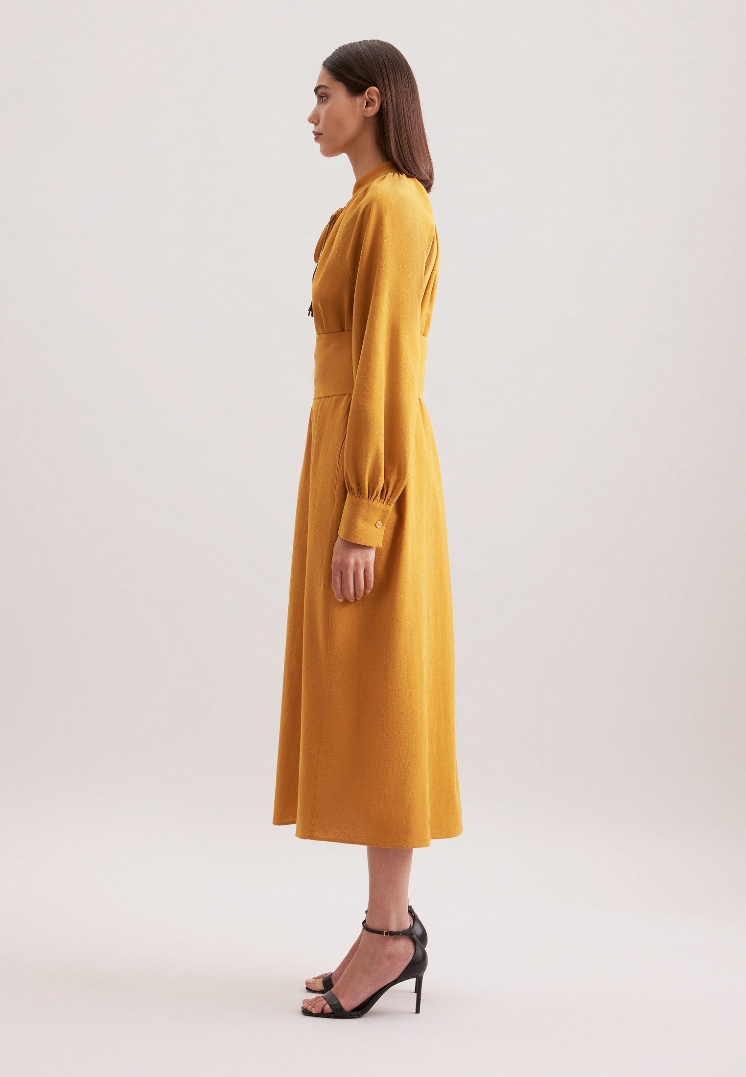 seidensticker Zomerjurk Zwarte roos 1/1 v-neck uni