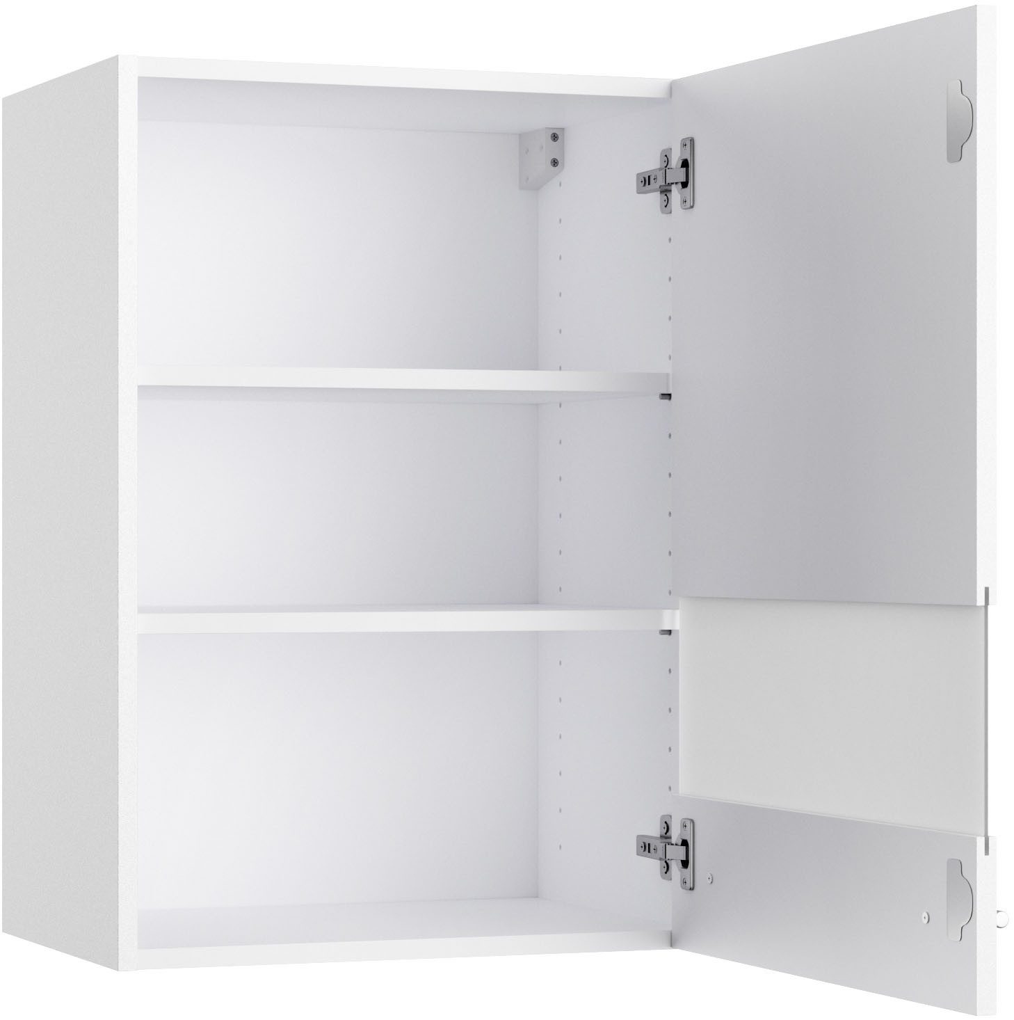 OPTIFIT Hangkast Bern2 Breedte 50 cm, 1 deur, 2 legplanken, front met melkglas-inzet