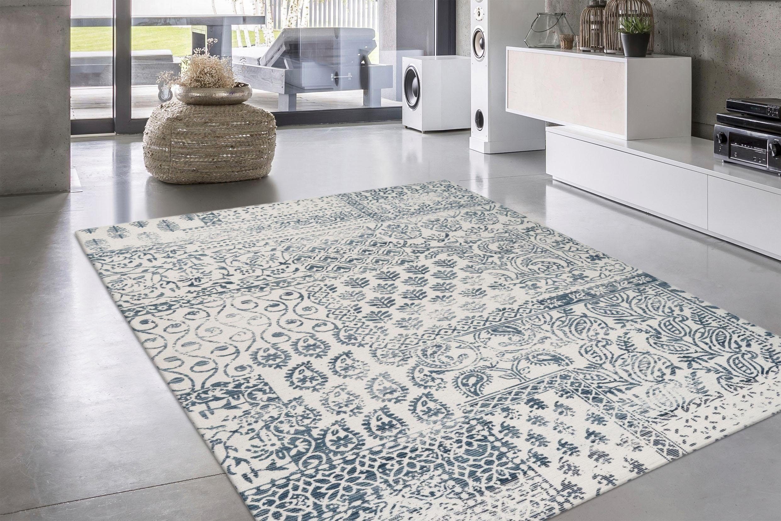 calo-deluxe Vloerkleed Rico 404 Geschikt voor binnen en buiten, woonkamer