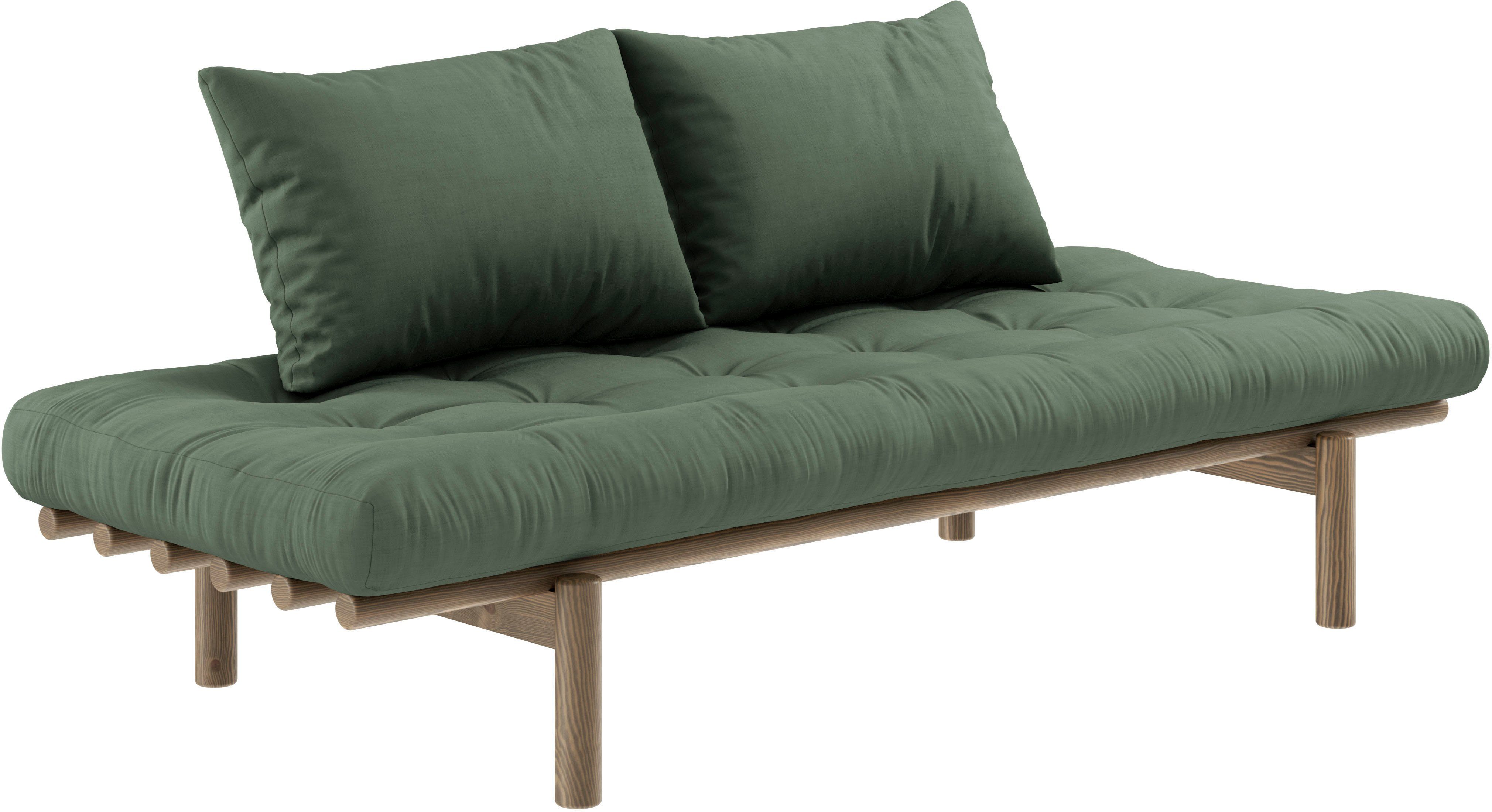 Karup Slaapbank Pace van massief grenenhout, incl. futonmatras (set, 2-delig)