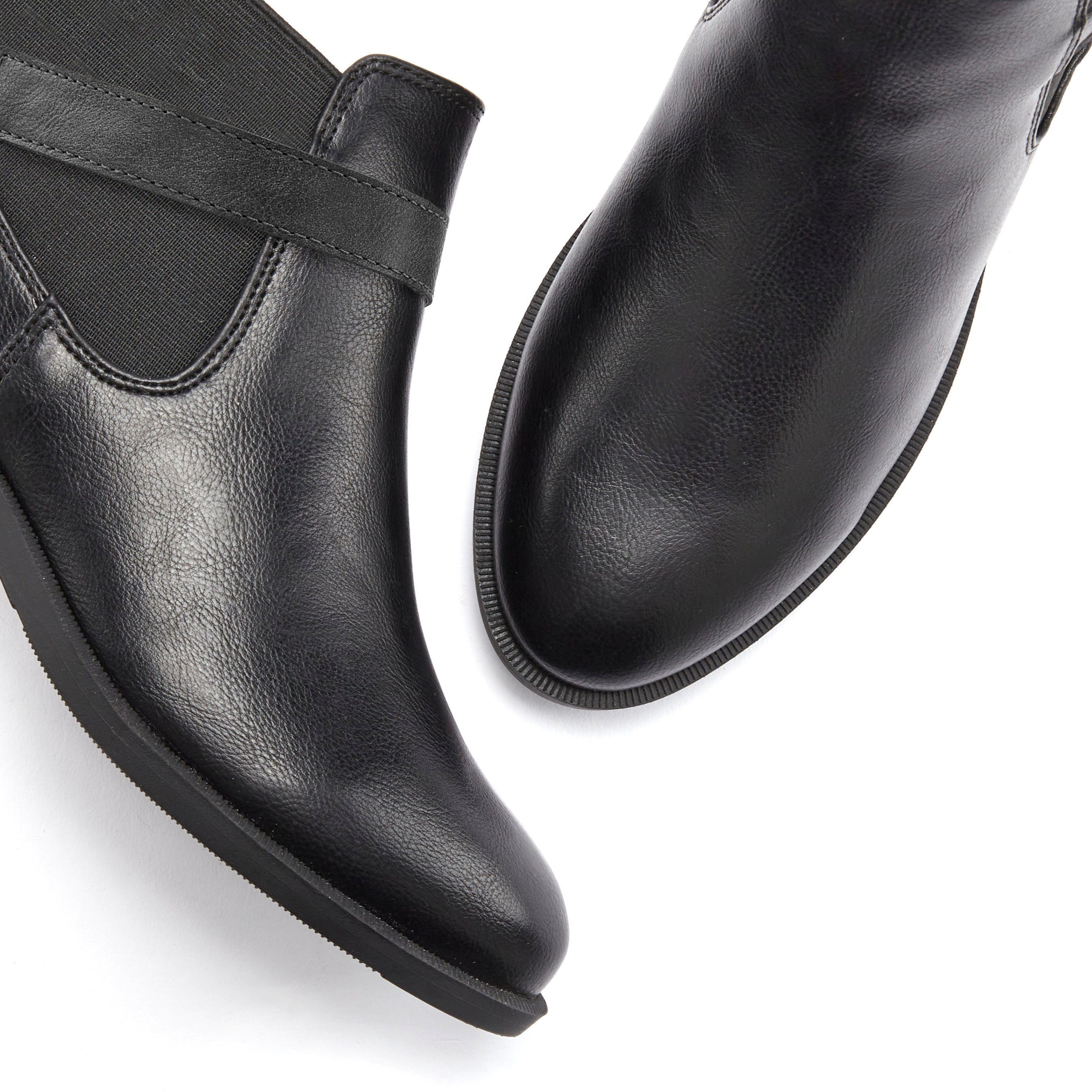 Vivance Chelsea-boots met stretch inzet, enkellaarsjes, enkellaarsjes vegan