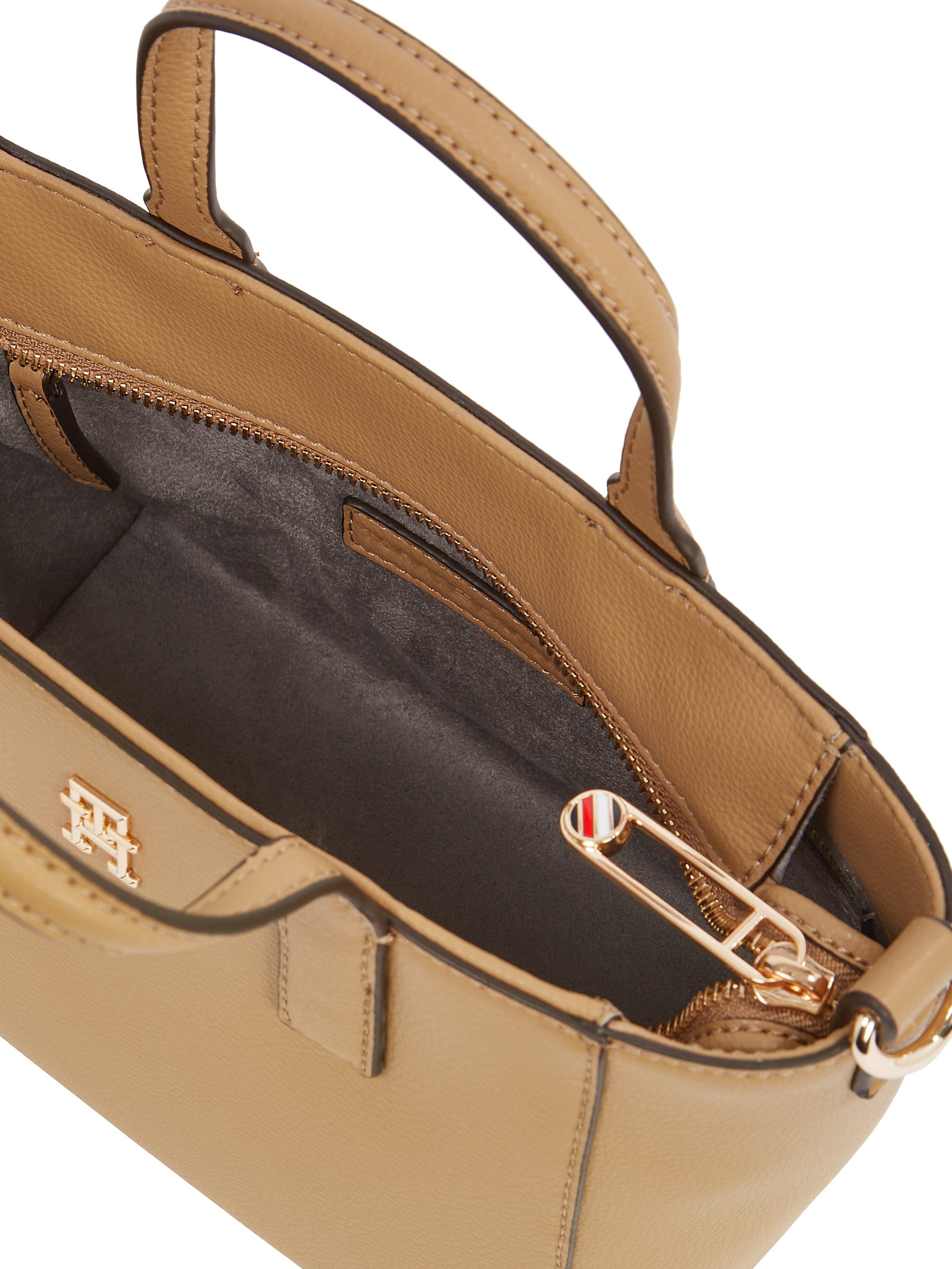 Tommy Hilfiger Shopper TH SOFT LOGO MINI TOTE , dames schoudertas, handtas, schoudertas met th-logo