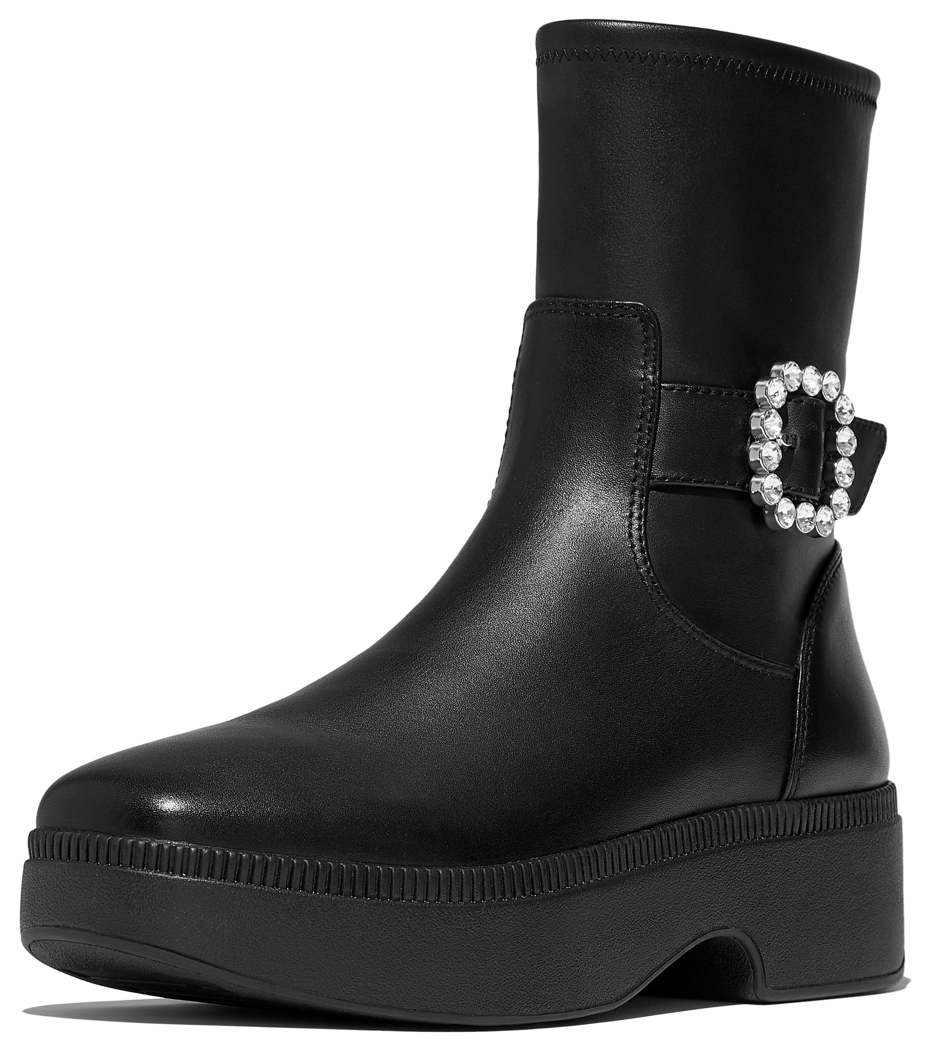 Fitflop Plateaulaarsjes F-LUMA CRYSTAL Boots, chunky boots met plateauzool
