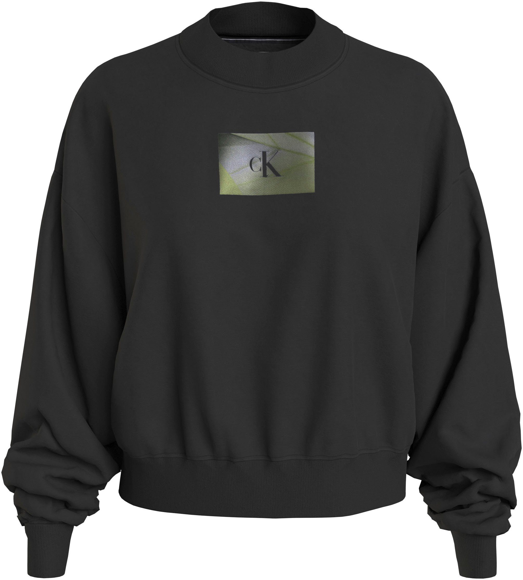 Calvin Klein Sweatshirt ILLUMINATED BOX LOGO CREW NECK