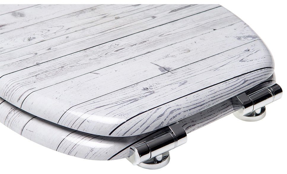 Sanilo Toiletzitting Timber met soft-closemechanisme