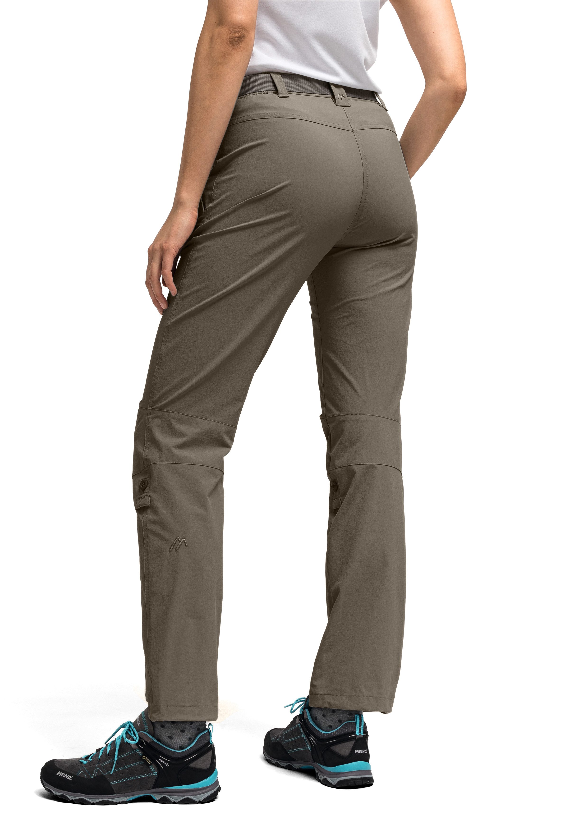 Maier Sports Functionele broek Lulaka Dames wandelbroek, ventilerende outdoorbroek met oprolfunctie