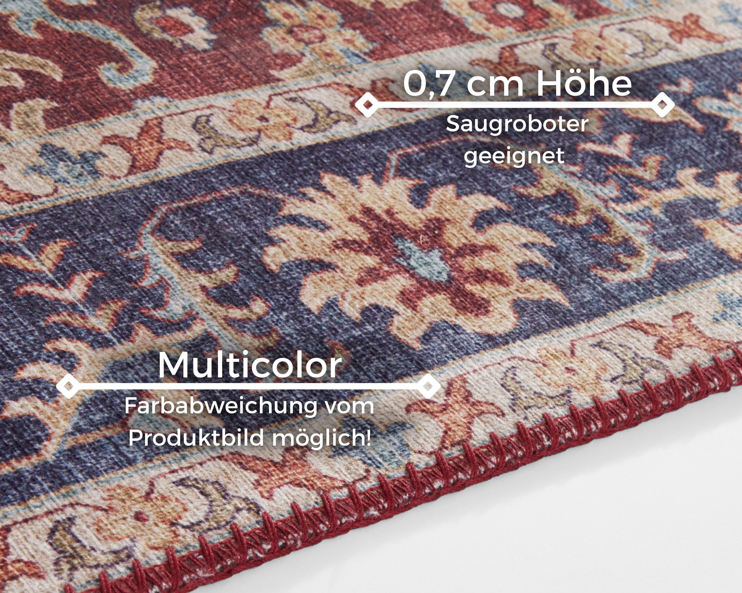 NORTHRUGS Vloerkleed Vivana Oosters, loper, vintage, woonkamer, slaapkamer, eetkamer