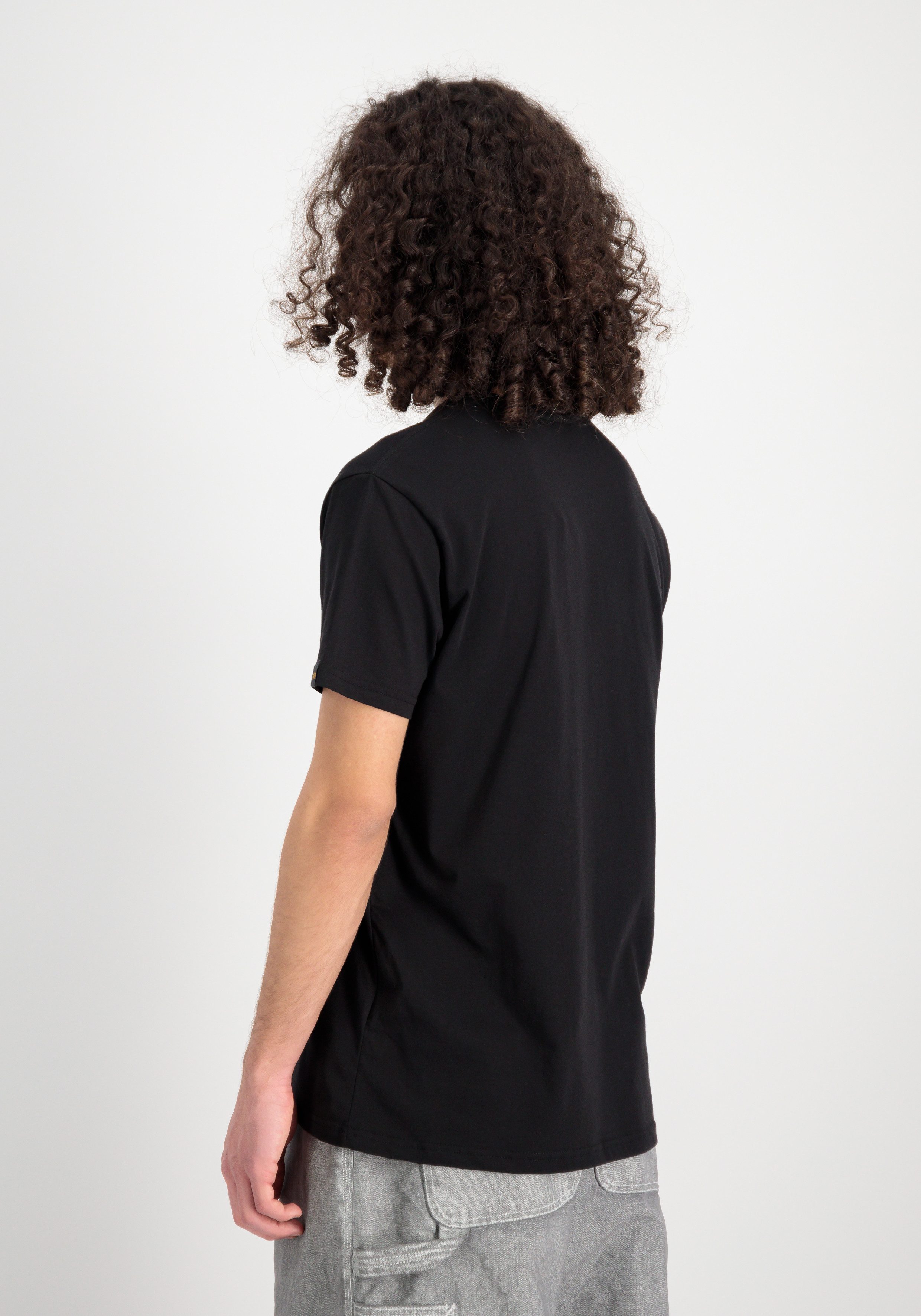 Alpha Industries Shirt met ronde hals Basic T Carbon