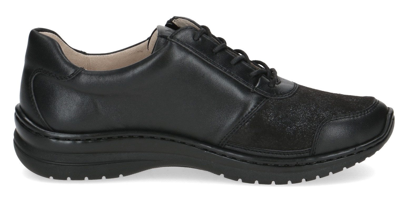 Caprice Sneakers vrijetijdsschoen, lage schoen, veterschoen in comfortwijdte h = zeer breed