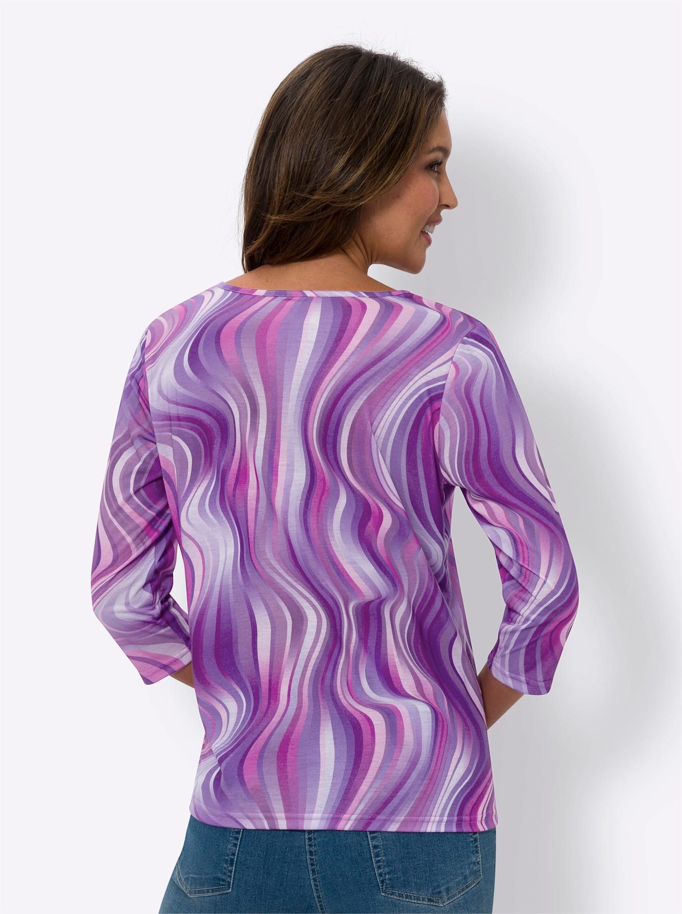 Classic Basics Shirt met lange mouwen Shirt met ronde hals (1-delig)