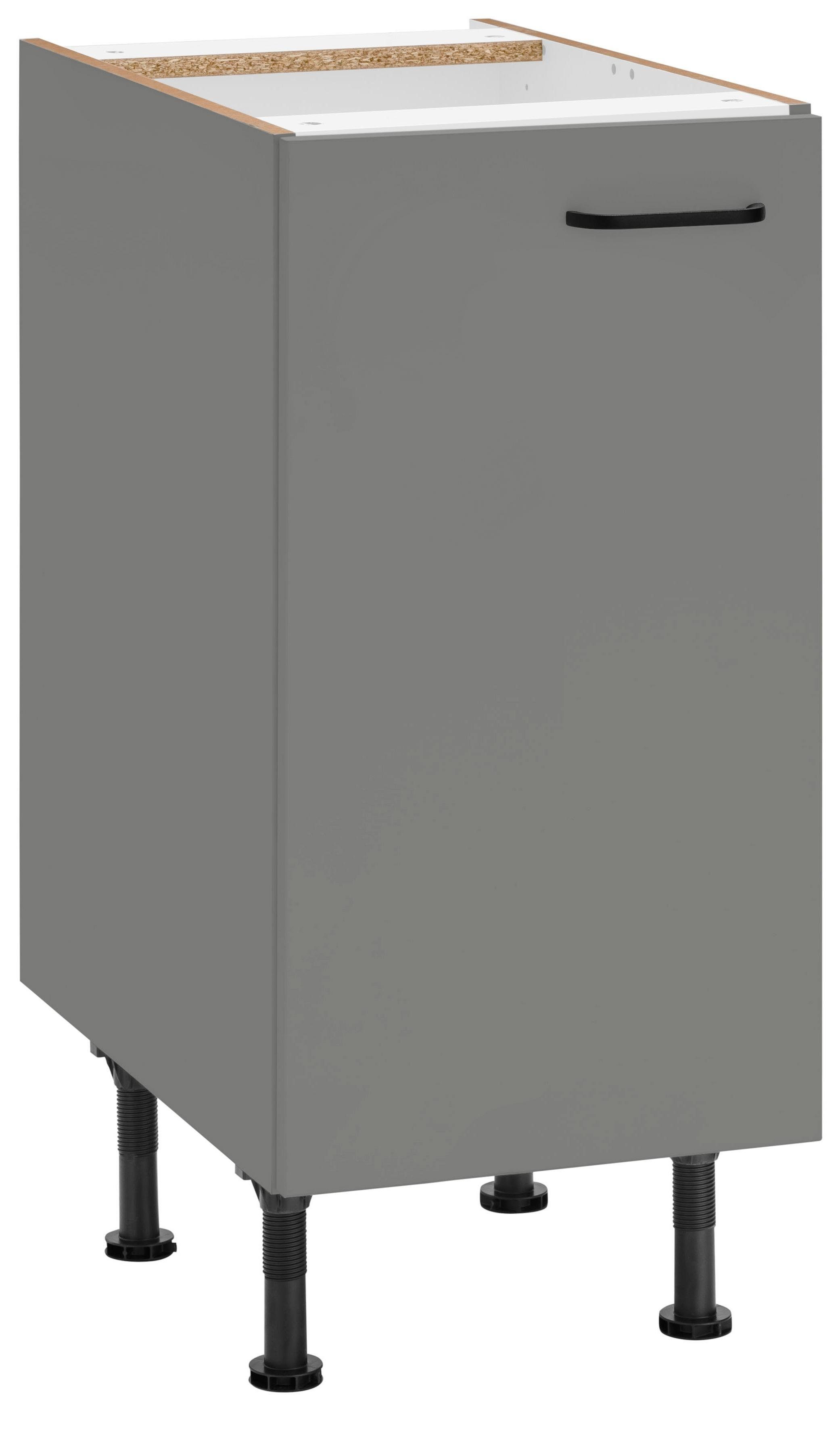 OPTIFIT Onderkast Elga met soft-close functie, in hoogte verstelbare poten, breedte 45 cm onderkasten grijs