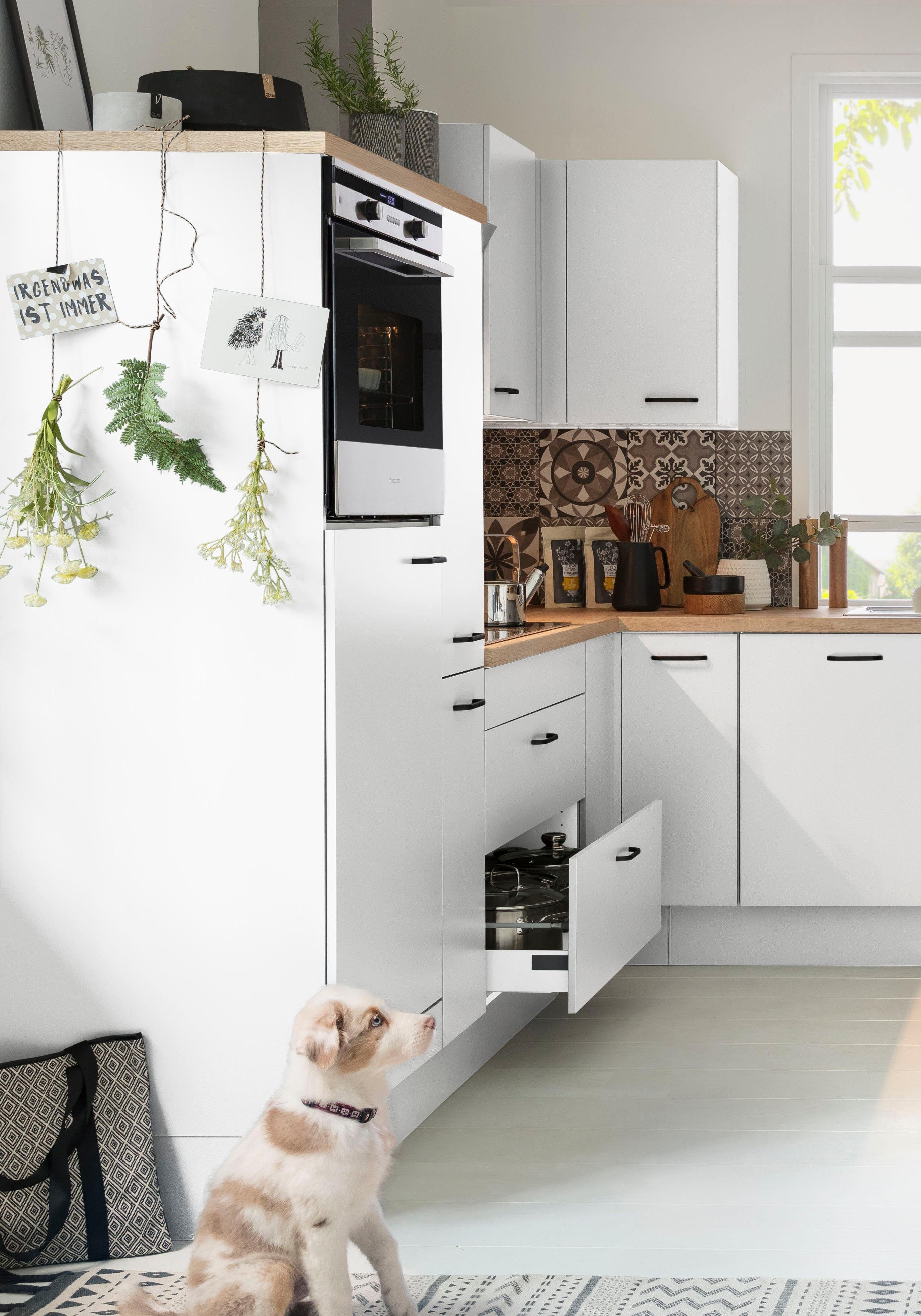 OPTIFIT Apothekerskast Elga met soft-close-functie, in hoogte verstelbare poten, breedte 30 cm