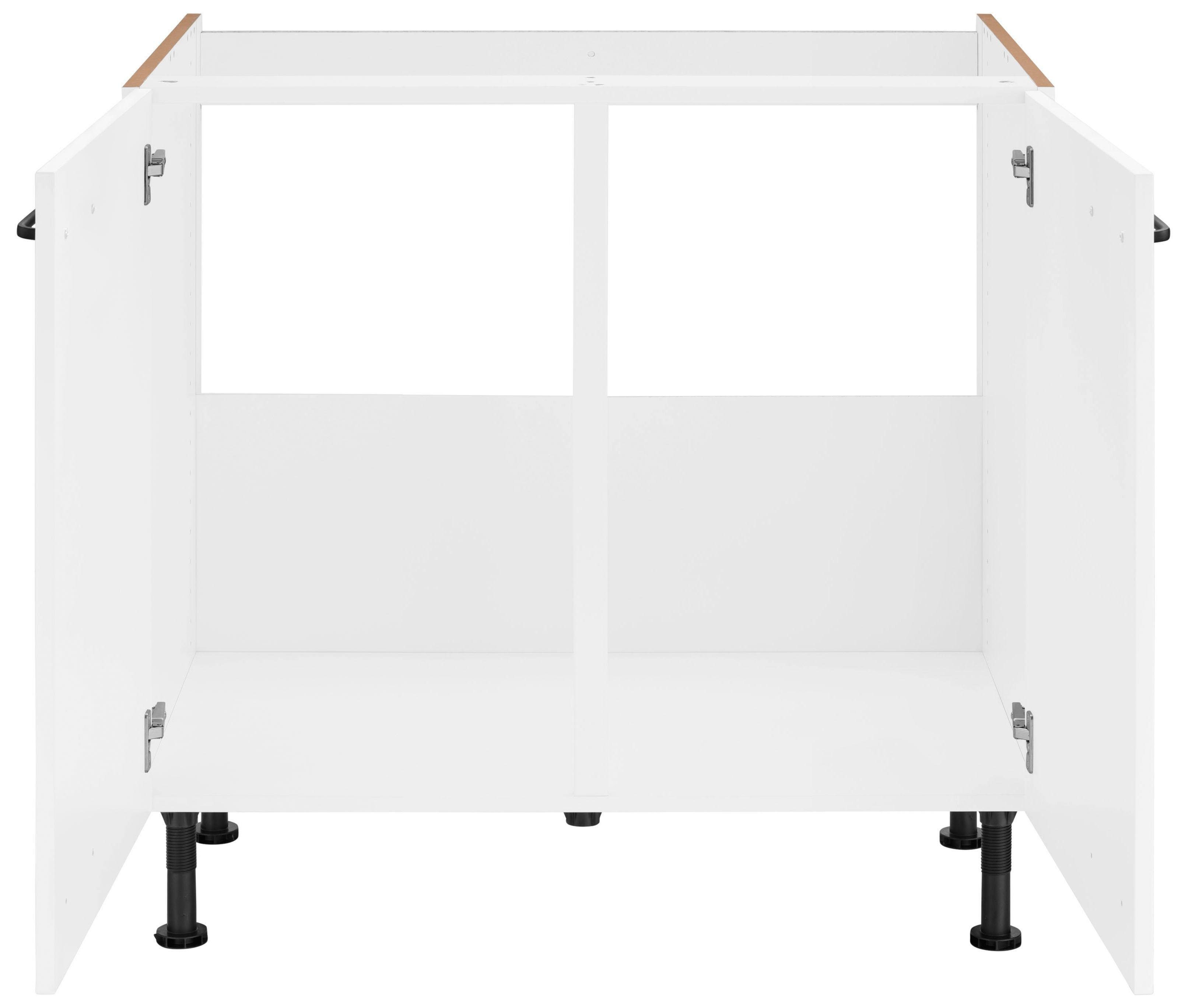 OPTIFIT Gootsteenkast Elga met soft-close-functie, in hoogte verstelbare poten, breedte 90 cm