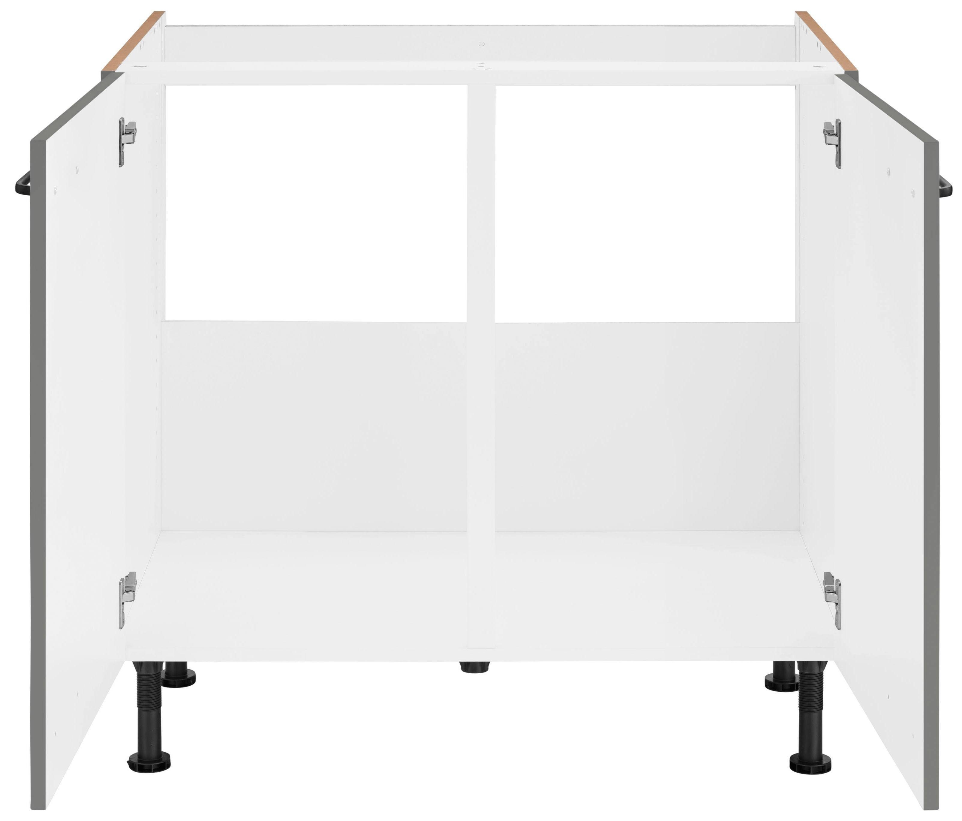 OPTIFIT Gootsteenkast Elga met soft-close-functie, in hoogte verstelbare poten, breedte 90 cm