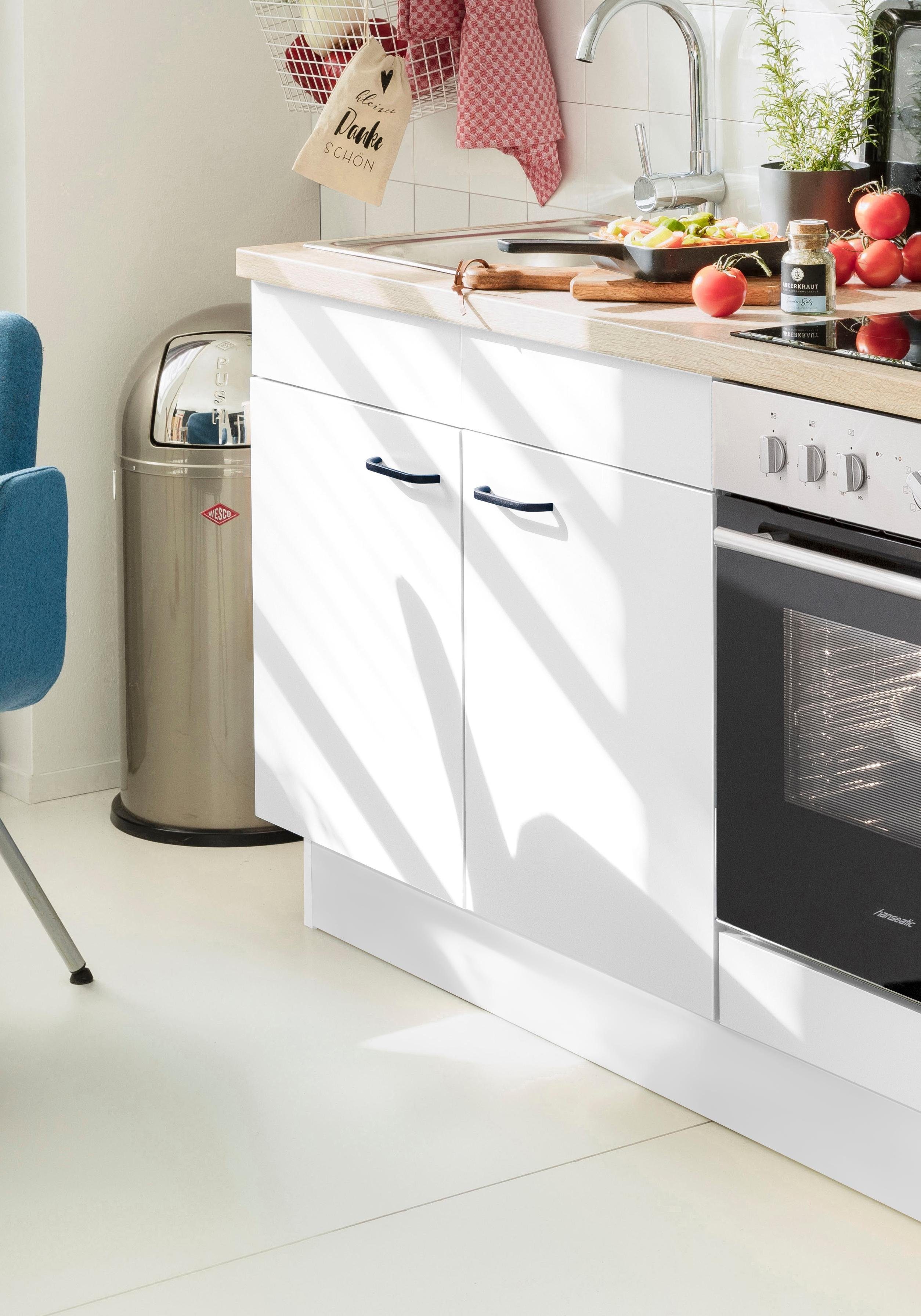OPTIFIT Gootsteenkast Elga met soft-close-functie, in hoogte verstelbare poten, breedte 100 cm