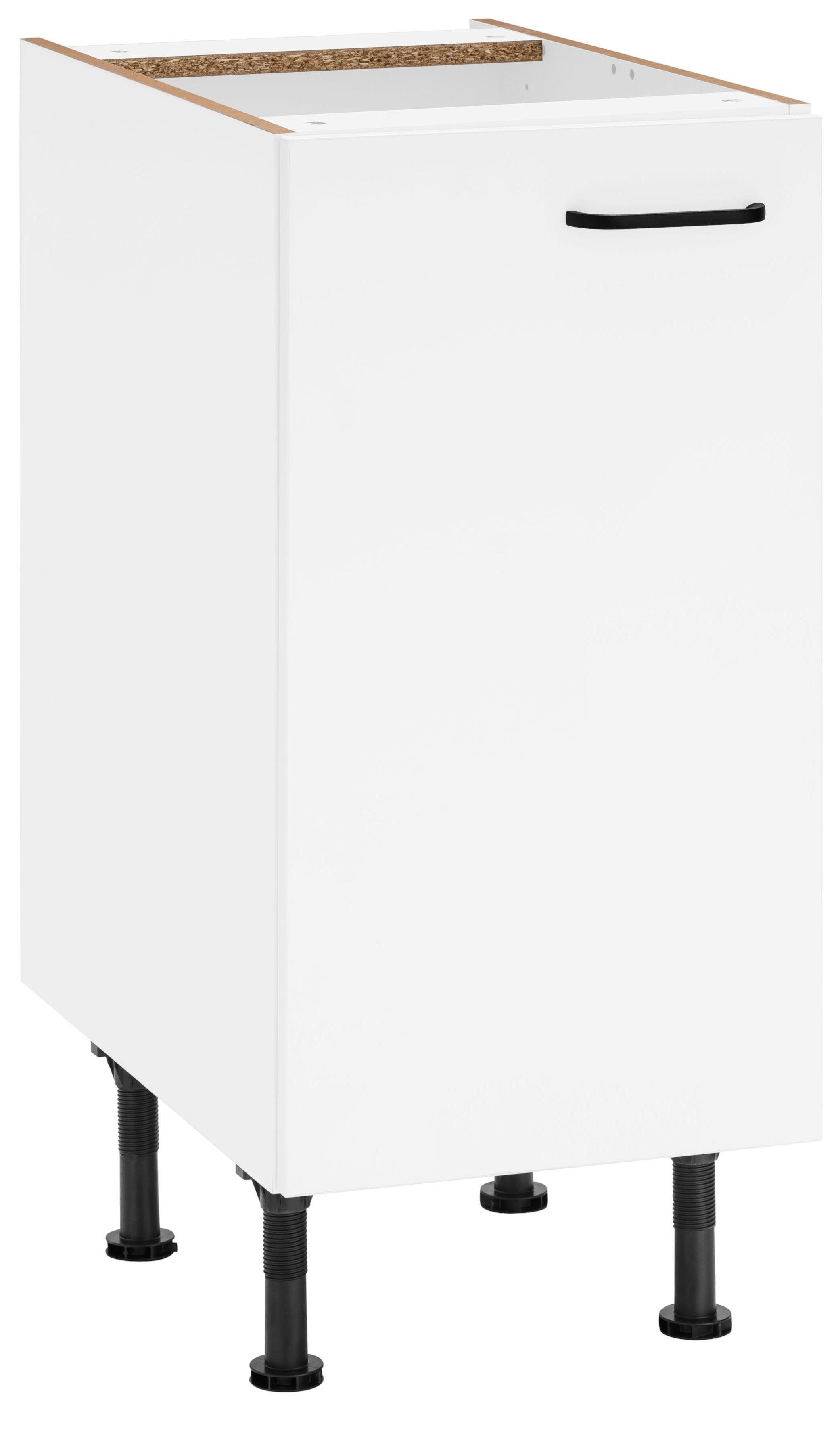 OPTIFIT Onderkast Elga met soft-close functie, in hoogte verstelbare poten, breedte 45 cm onderkasten wit